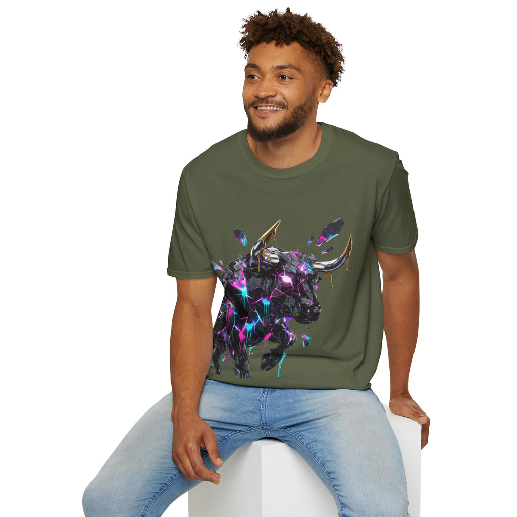 Neon Bull Unisex Tee - Trendy Urban Streetwear