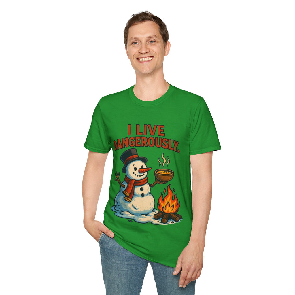 Melting Snowman Tee | Funny & Cool Christmas T-shirt
