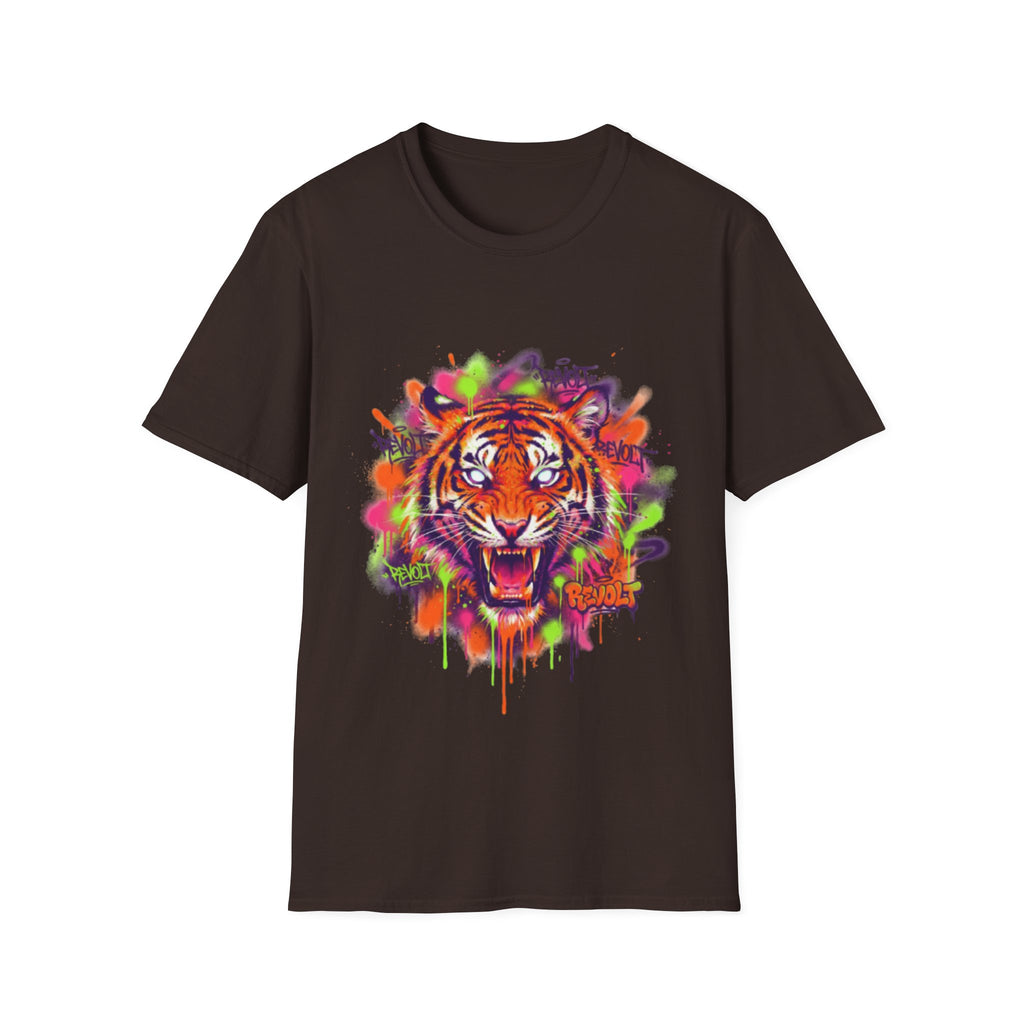 Trendy Urban Tiger Tee - Bold Streetwear Vibes