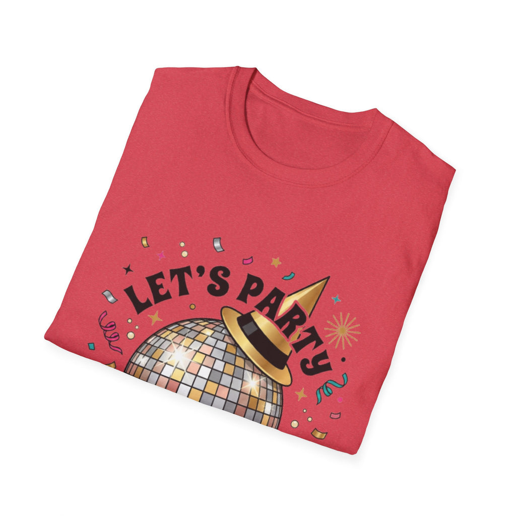 Trendy Let's Party 2026 Disco Ball Tee