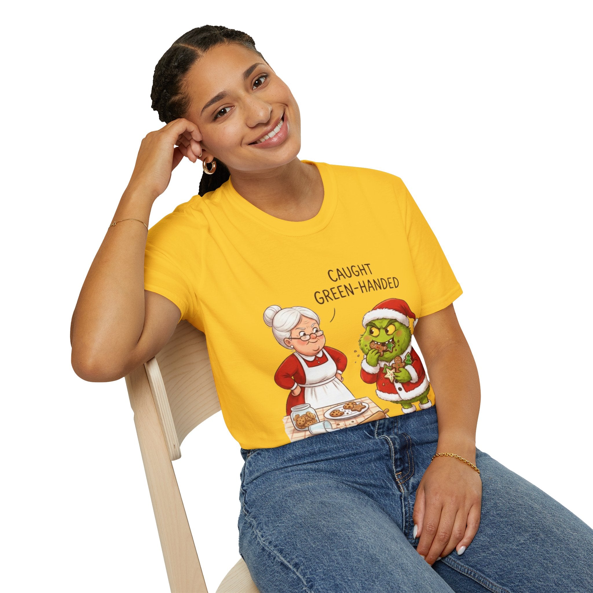 Grinch Cookie Thief T-shirt | Funny Holiday Baking Tee