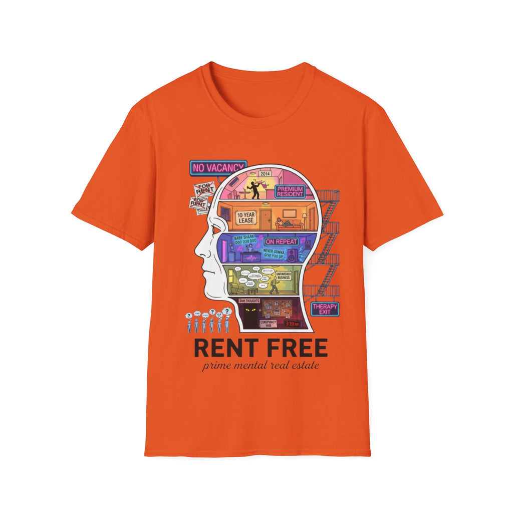 Rent Free Urban Tee - Trendy Streetwear Design