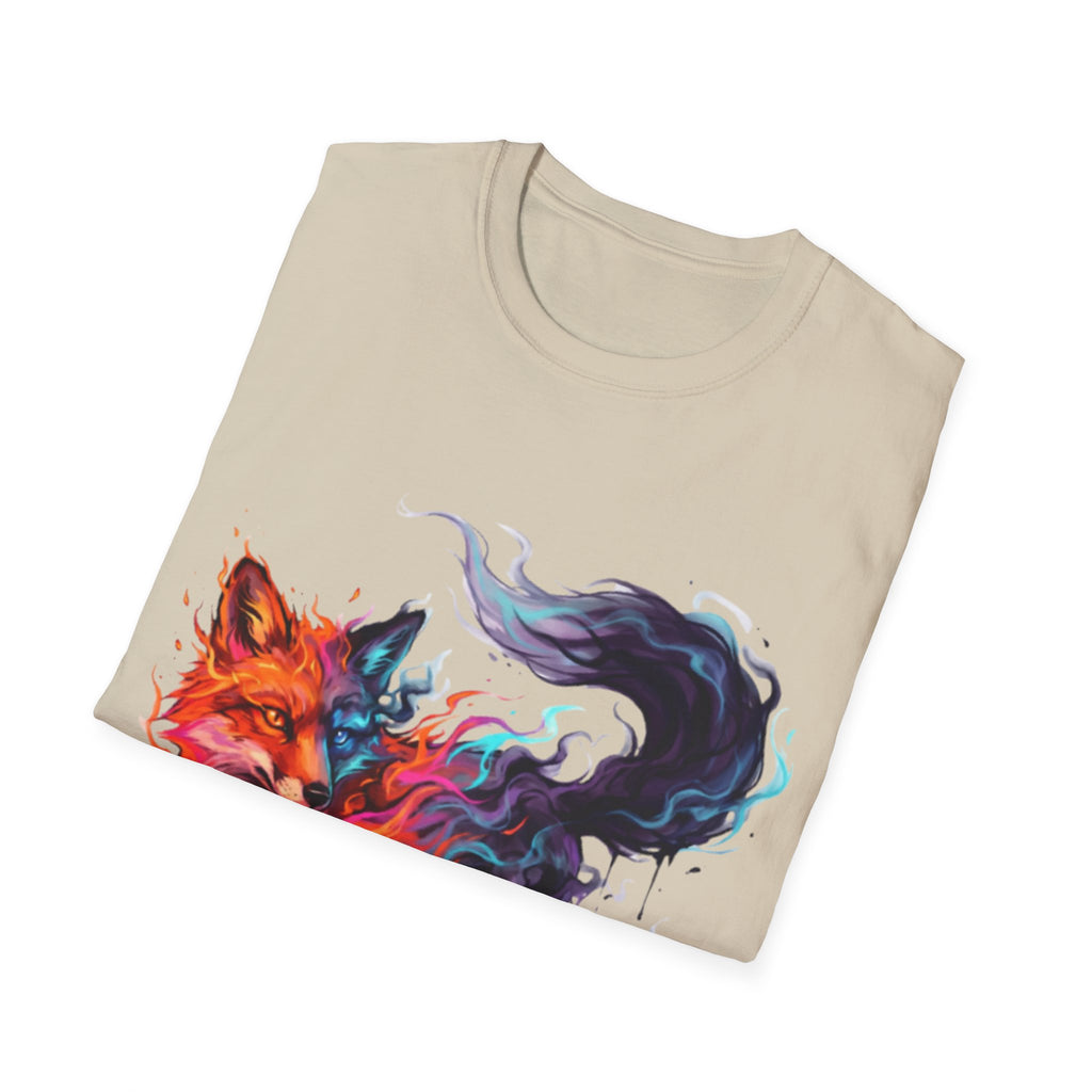 Urban Fox Flame T-Shirt - Trendy Streetwear Design