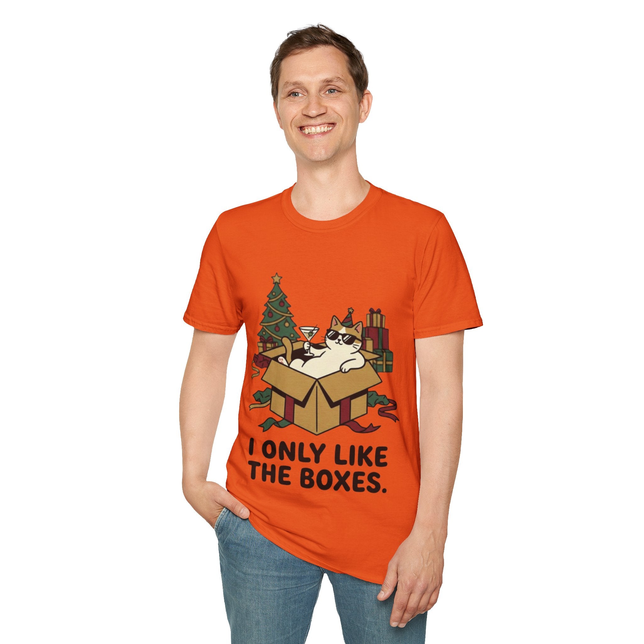 Cat Holiday Spirit Tee | Funny & Cool Christmas T-shirt