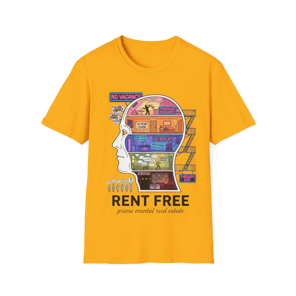 Rent Free Urban Tee - Trendy Streetwear Design