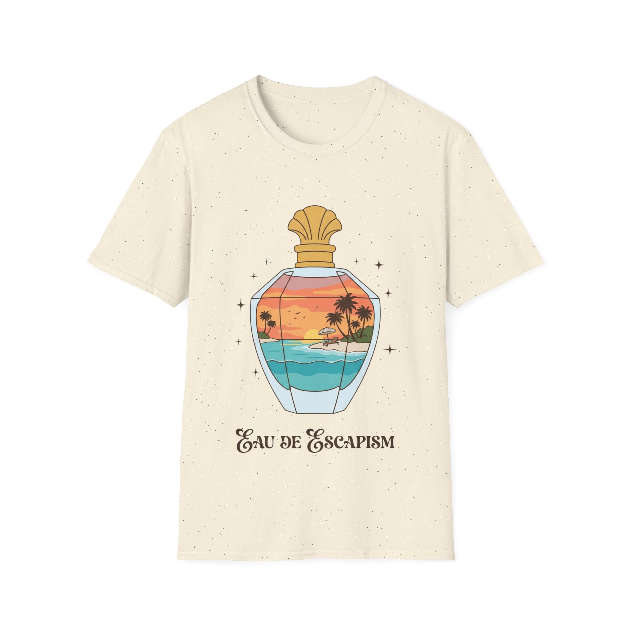 Eau De Escapism Graphic Tee - Dreamy Vacation Aesthetic T-shirt
