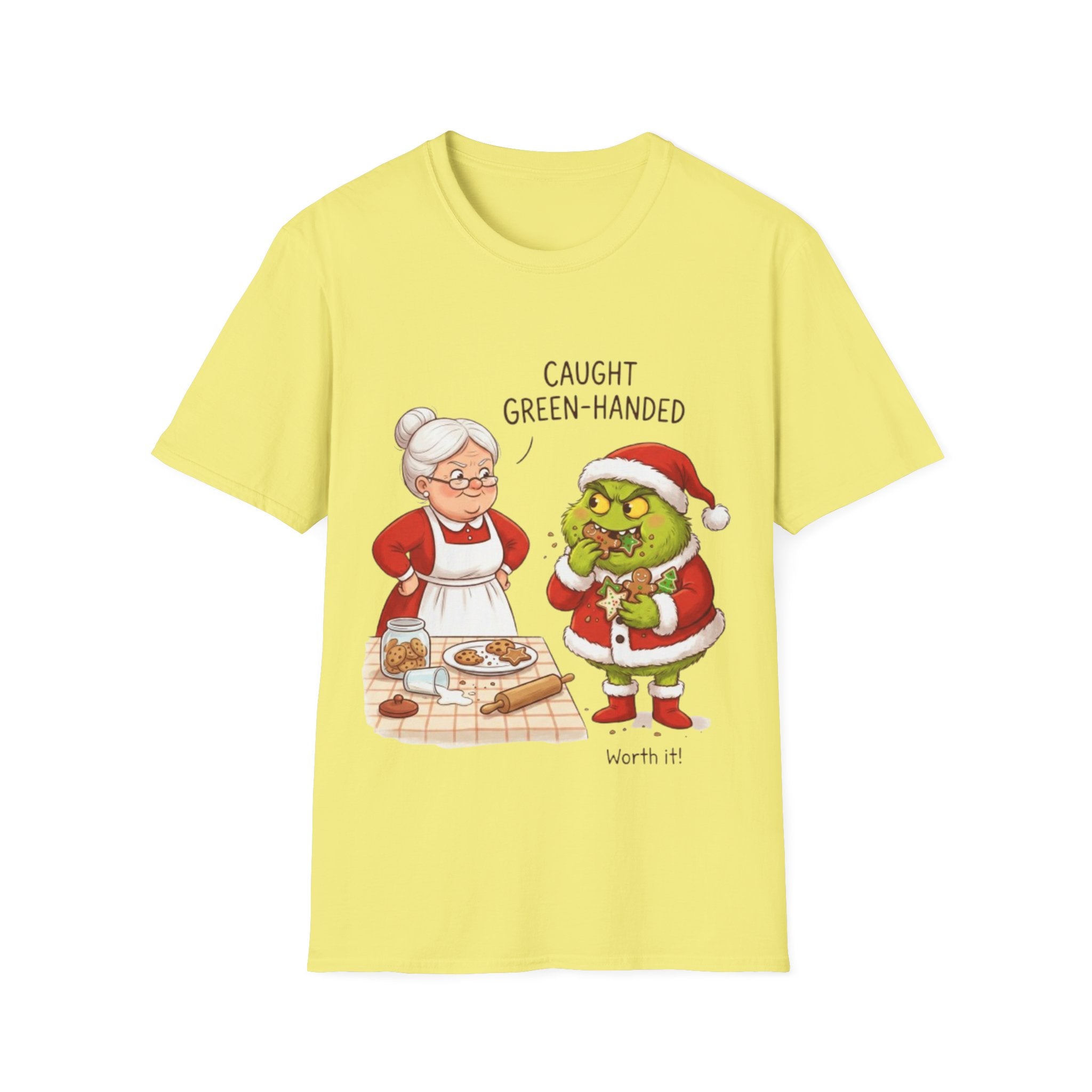 Grinch Cookie Thief T-shirt | Funny Holiday Baking Tee