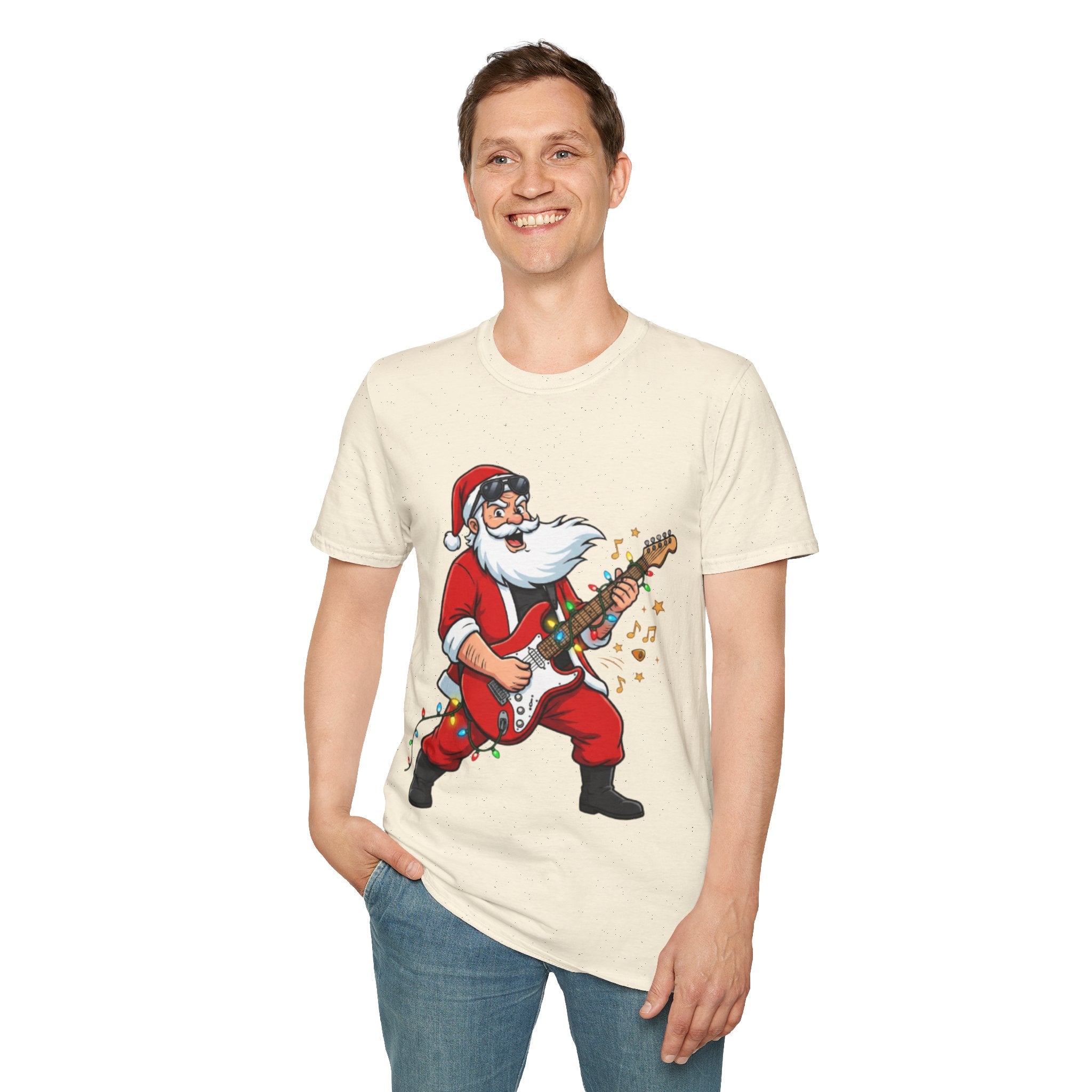 Rockin' Santa Tee | Funny & Cool Christmas T-shirt
