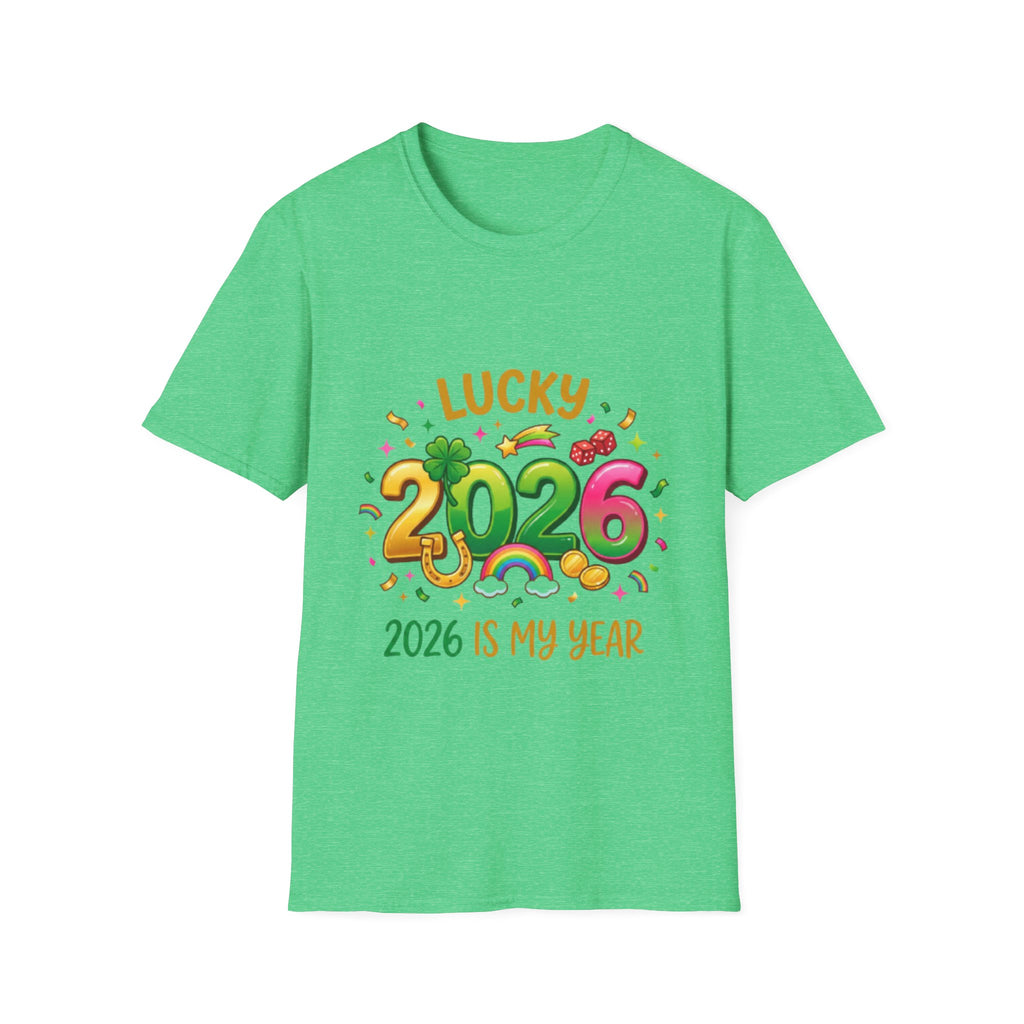 Lucky 2026 Streetwear T-Shirt - Trendy Urban Style