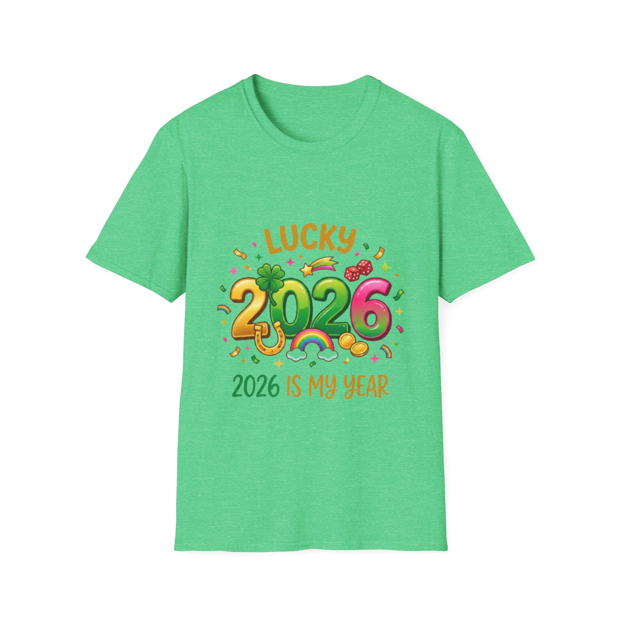 Lucky 2026 Streetwear T-Shirt - Trendy Urban Style
