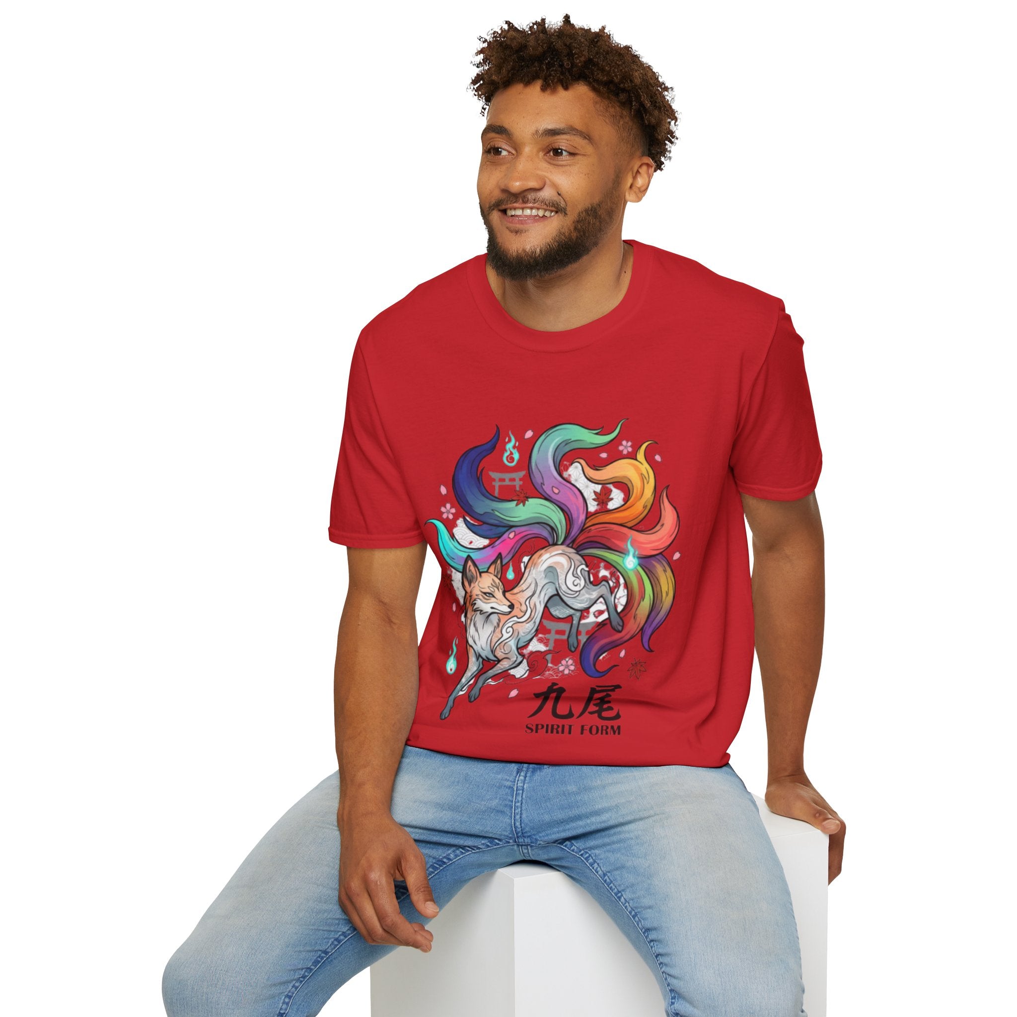 Mystical Nine-Tailed Fox Urban Streetwear Tee