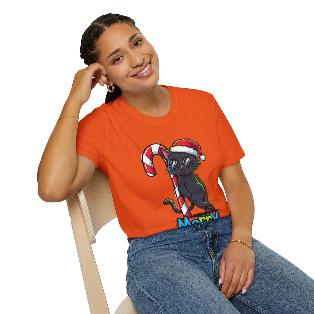 Christmas T-shirt: Merry Whatever Cat