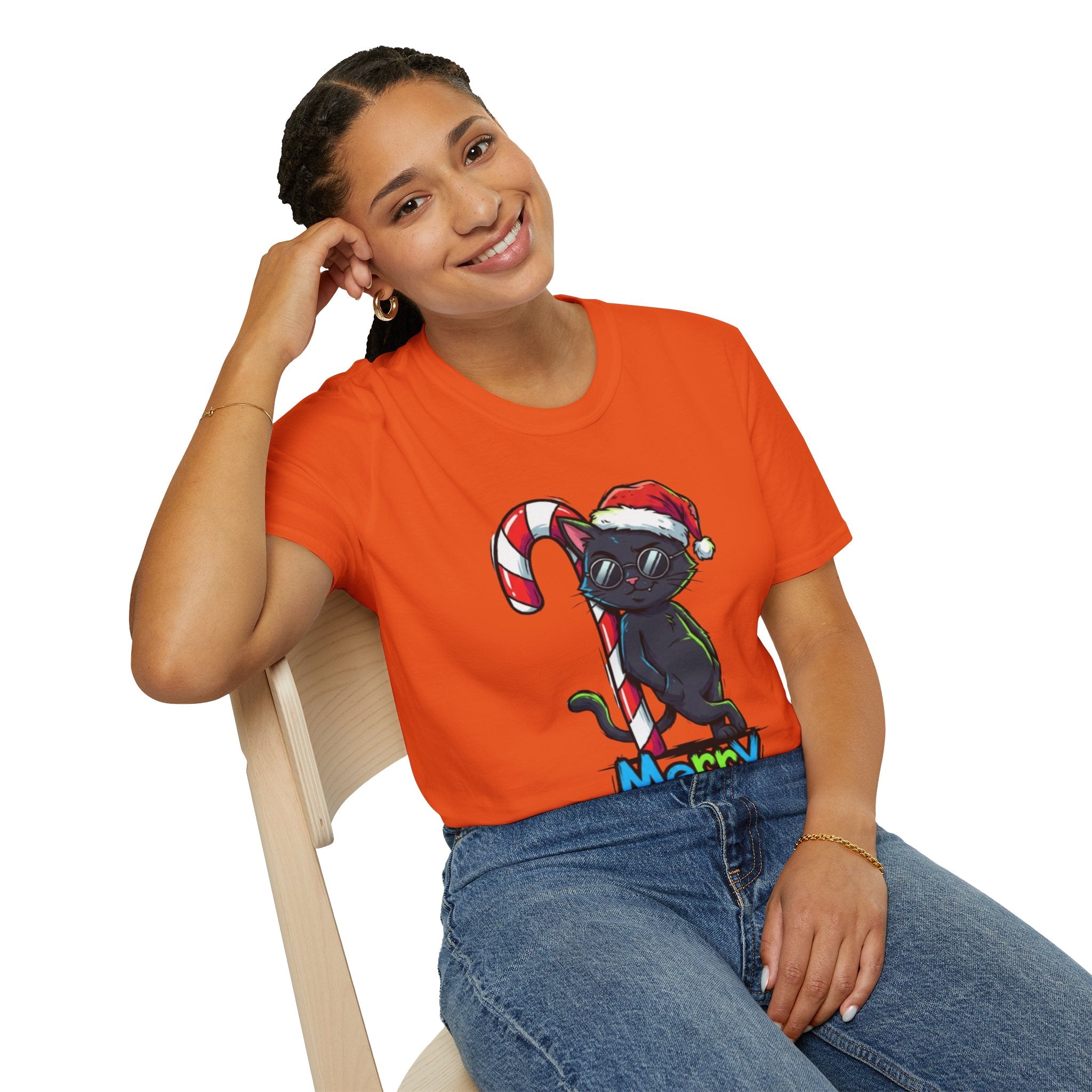 Christmas T-shirt: Merry Whatever Cat