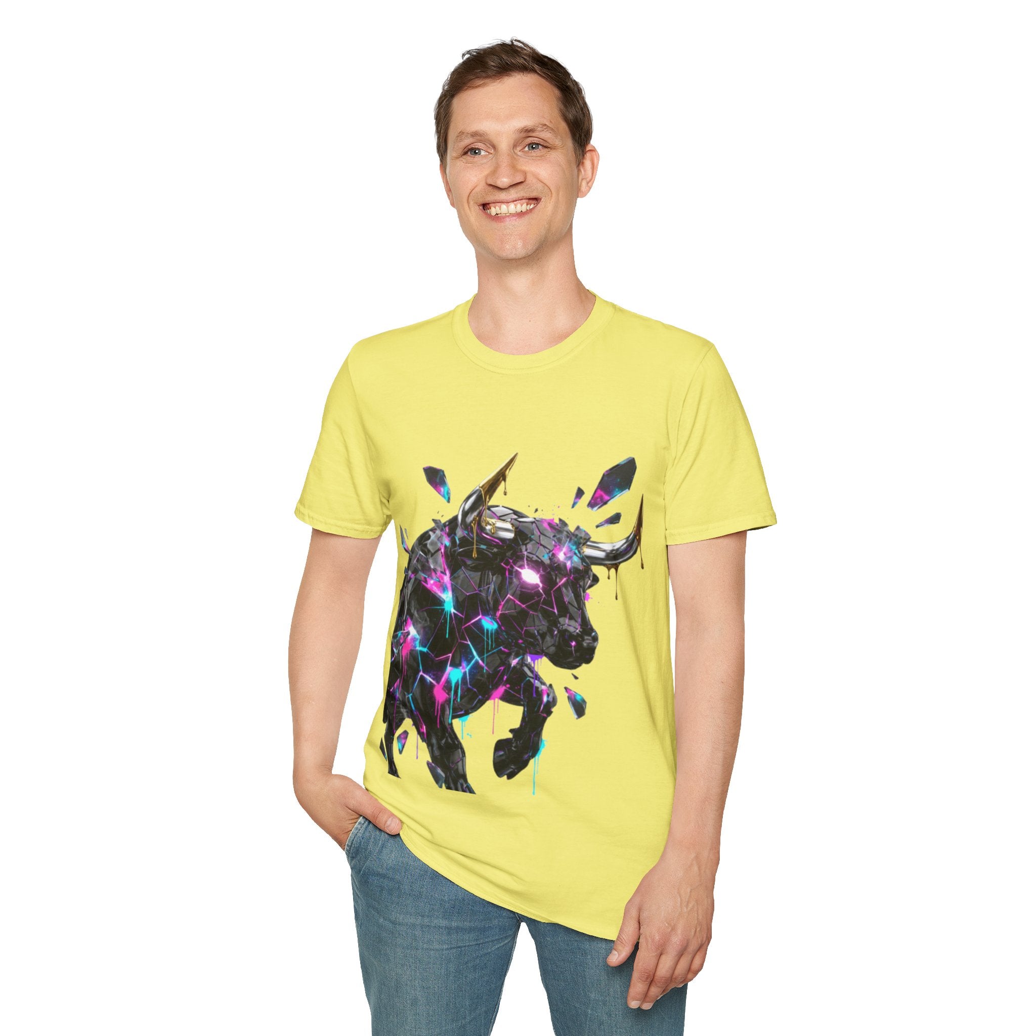 Neon Bull Unisex Tee - Trendy Urban Streetwear