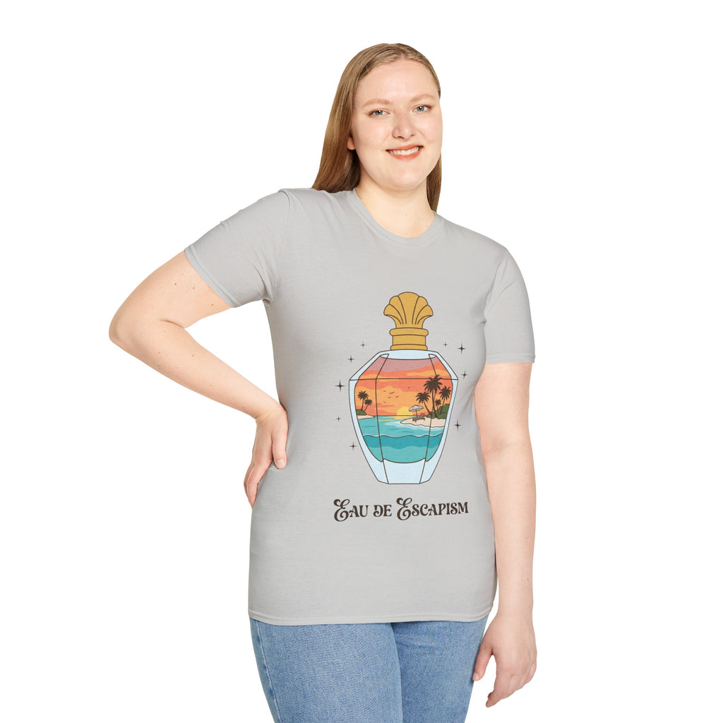 Eau De Escapism Graphic Tee - Dreamy Vacation Aesthetic T-shirt