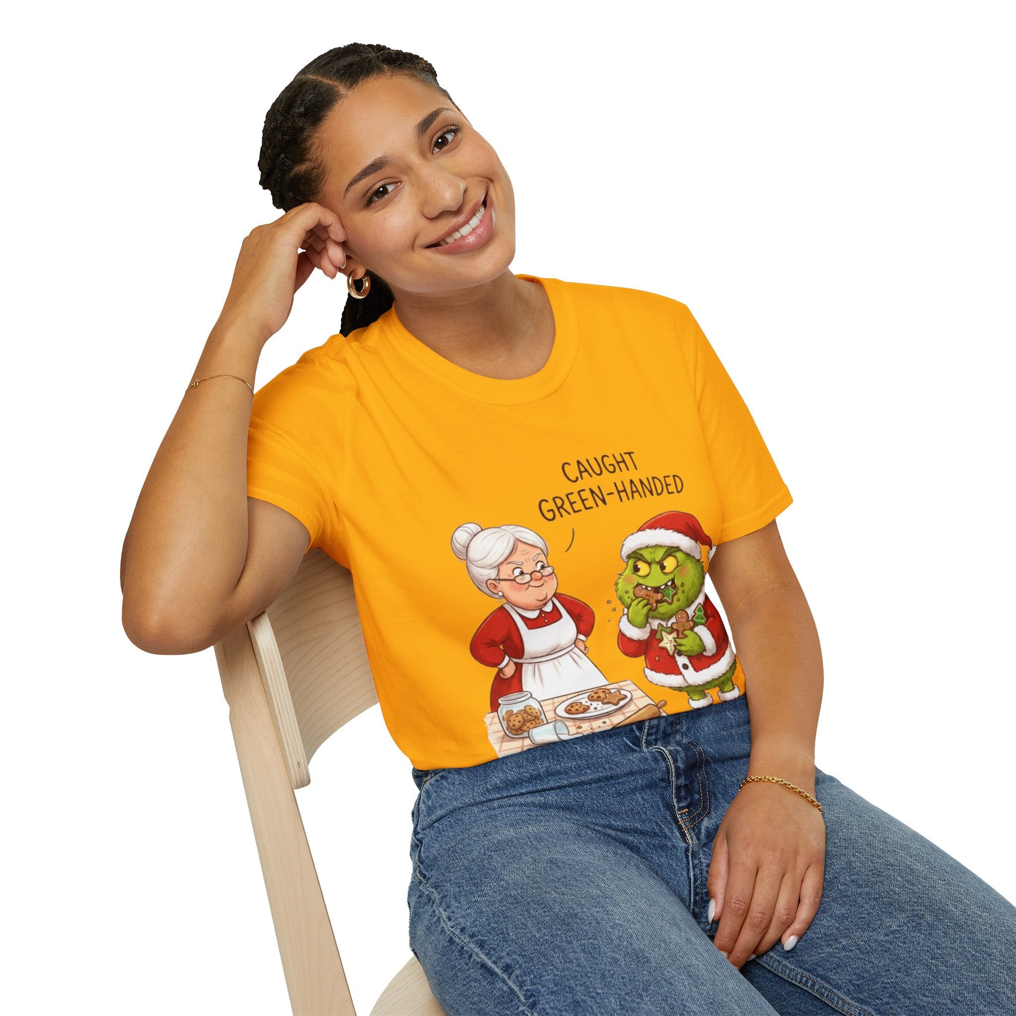 Grinch Cookie Thief T-shirt | Funny Holiday Baking Tee