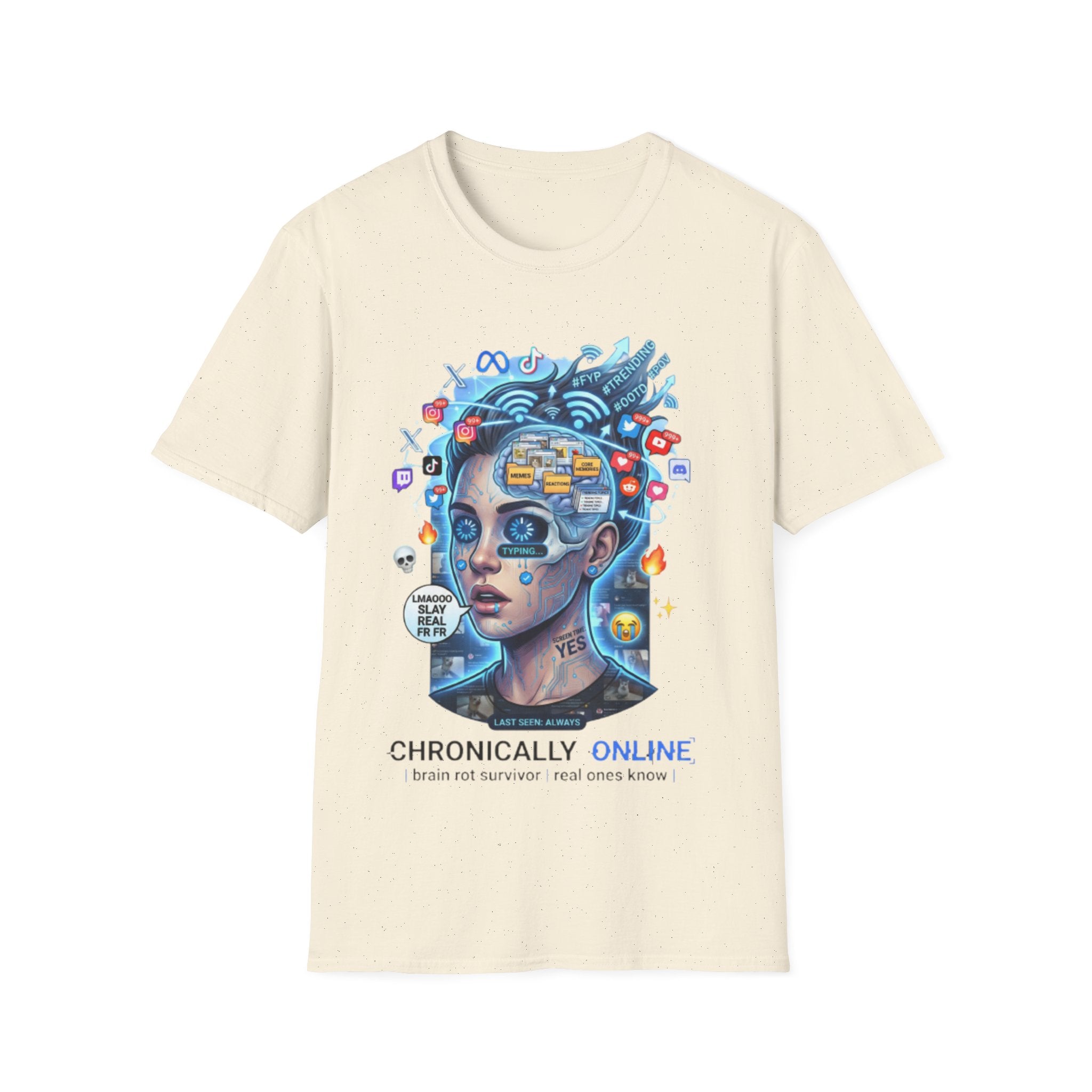 Chronically Online Tee - Trendy Urban Streetwear