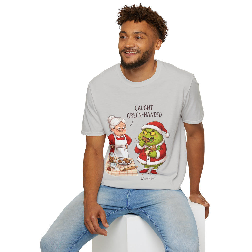 Grinch Cookie Thief T-shirt | Funny Holiday Baking Tee