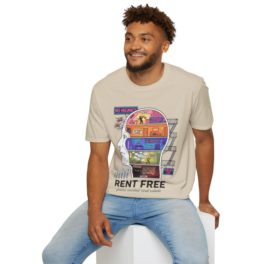 Rent Free Urban Tee - Trendy Streetwear Design