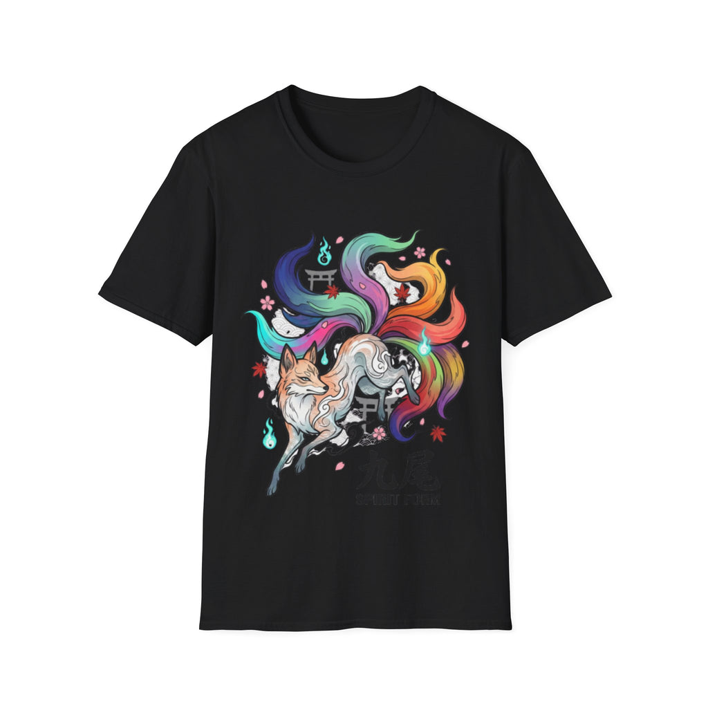Mystical Nine-Tailed Fox Urban Streetwear Tee