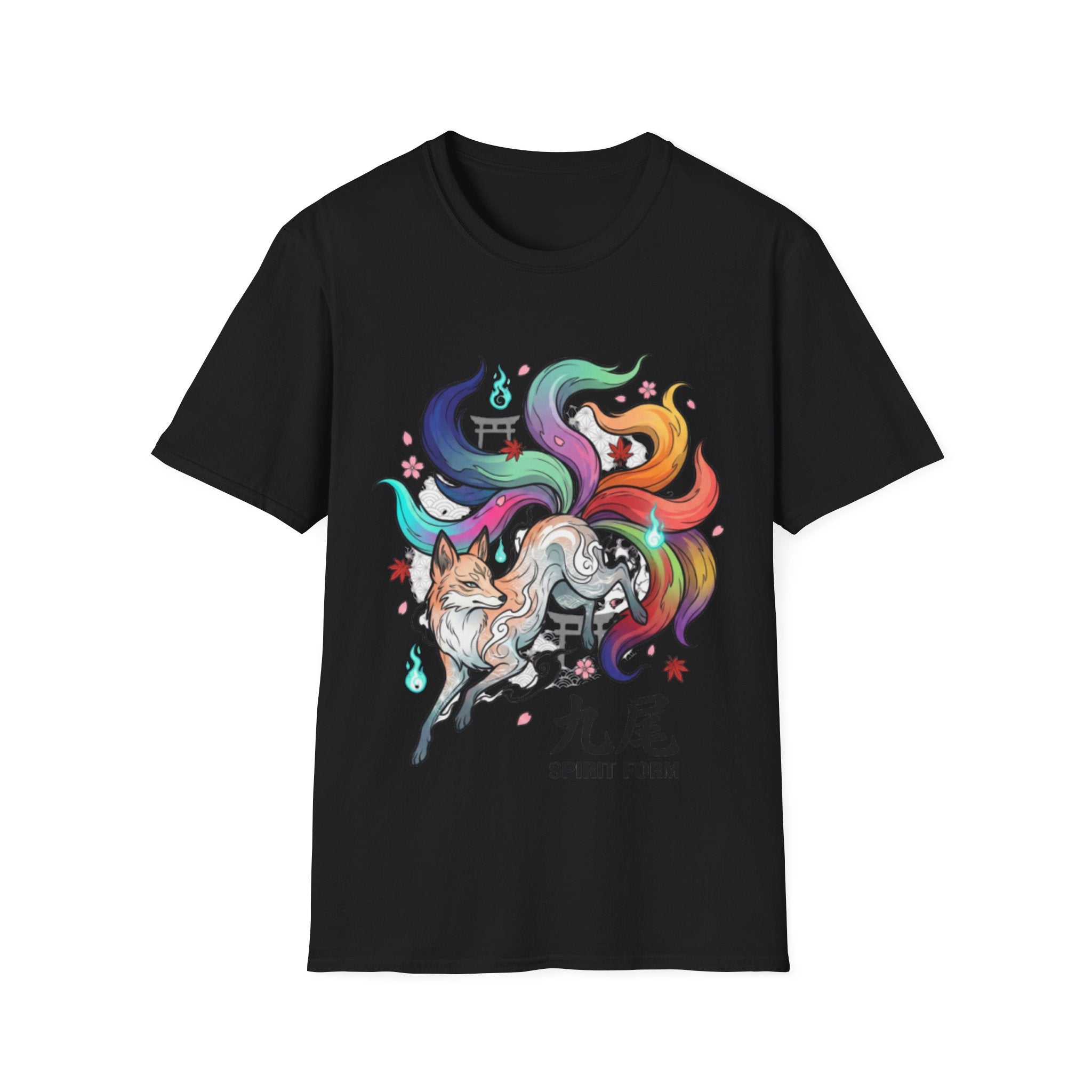 Mystical Nine-Tailed Fox Urban Streetwear Tee