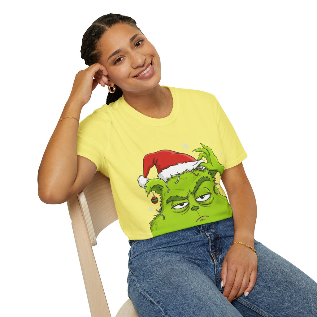 Grinch Holiday Mood T-shirt | Sarcastic Grinch Christmas Tee