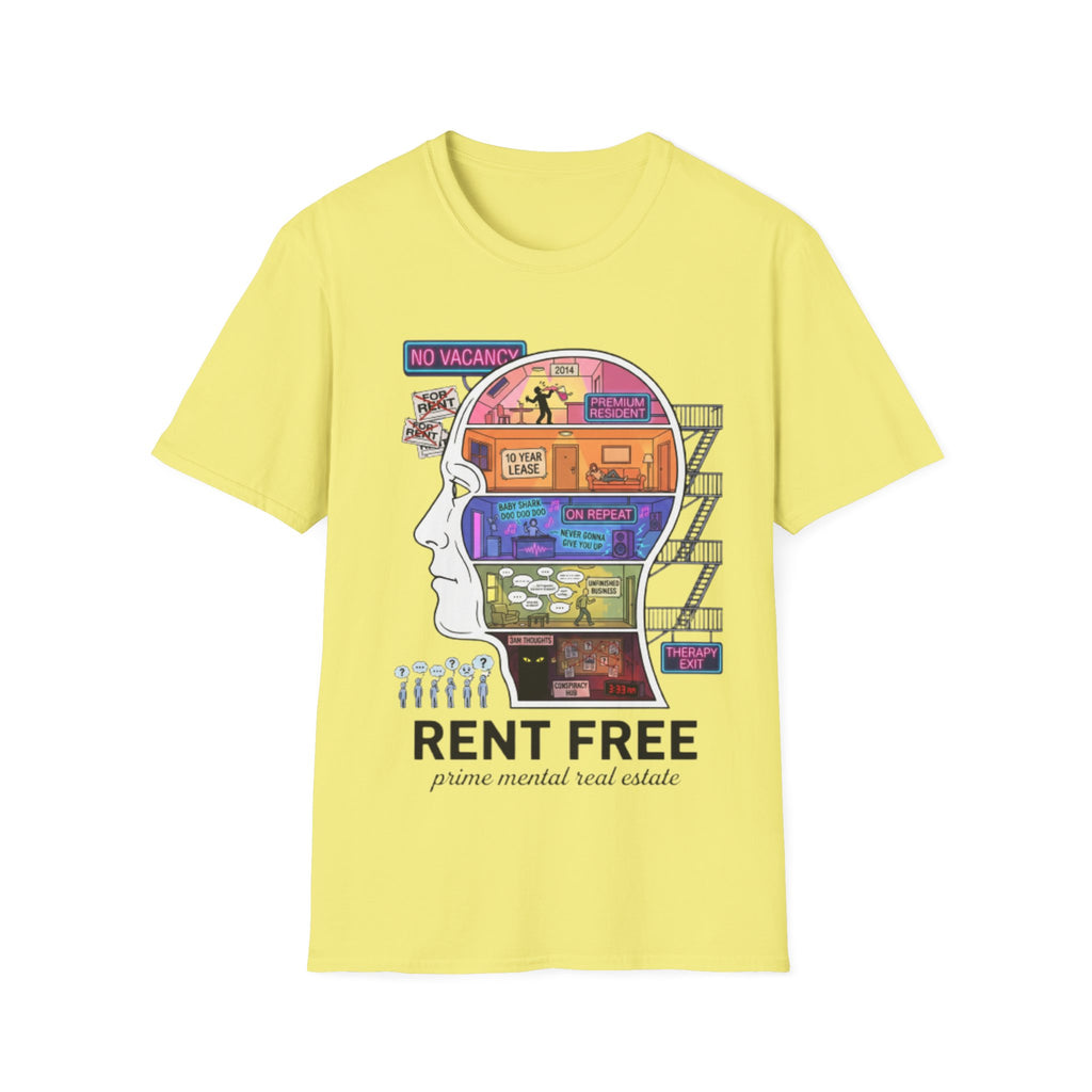 Rent Free Urban Tee - Trendy Streetwear Design