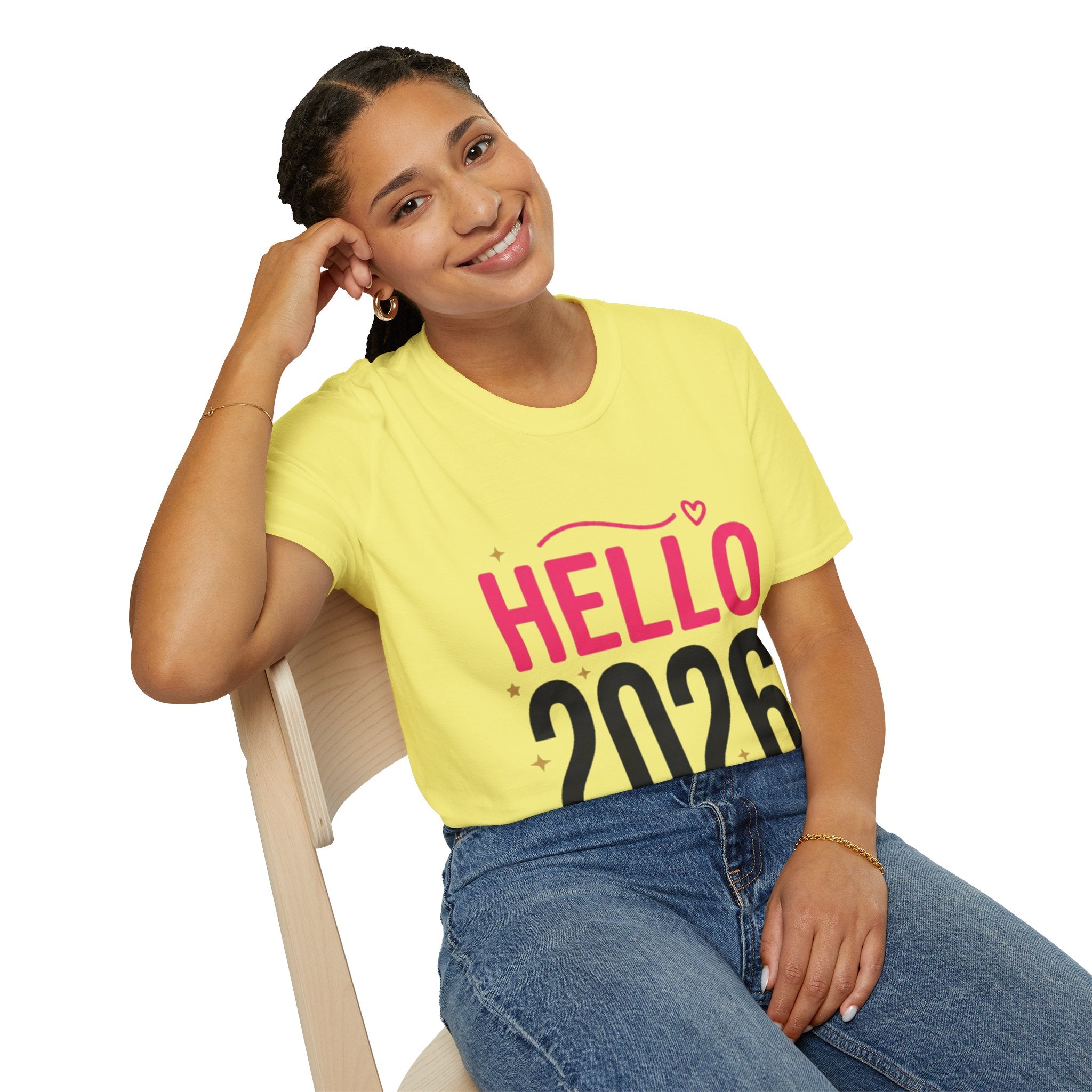 Hello 2026 New Year T-Shirt | Festive NYE Graphic Tee
