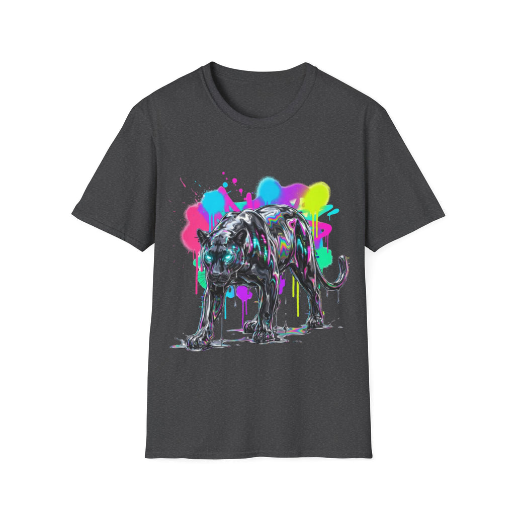 Neon Panther Streetwear Tee - Urban Trendy Vibes