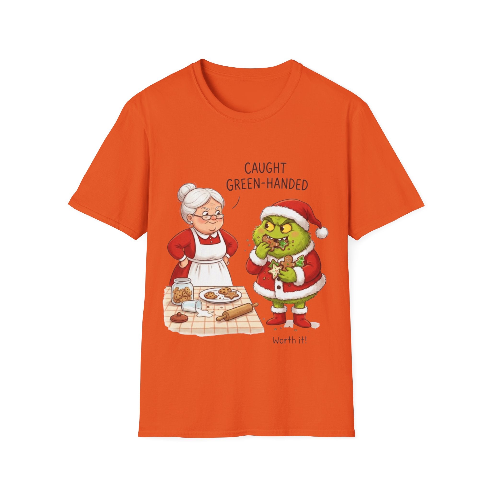 Grinch Cookie Thief T-shirt | Funny Holiday Baking Tee