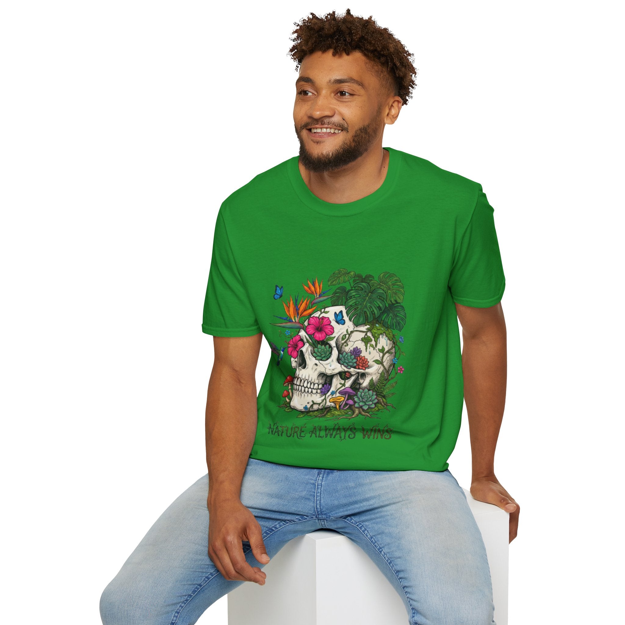 Nature Always Wins Skull Streetwear T-Shirt