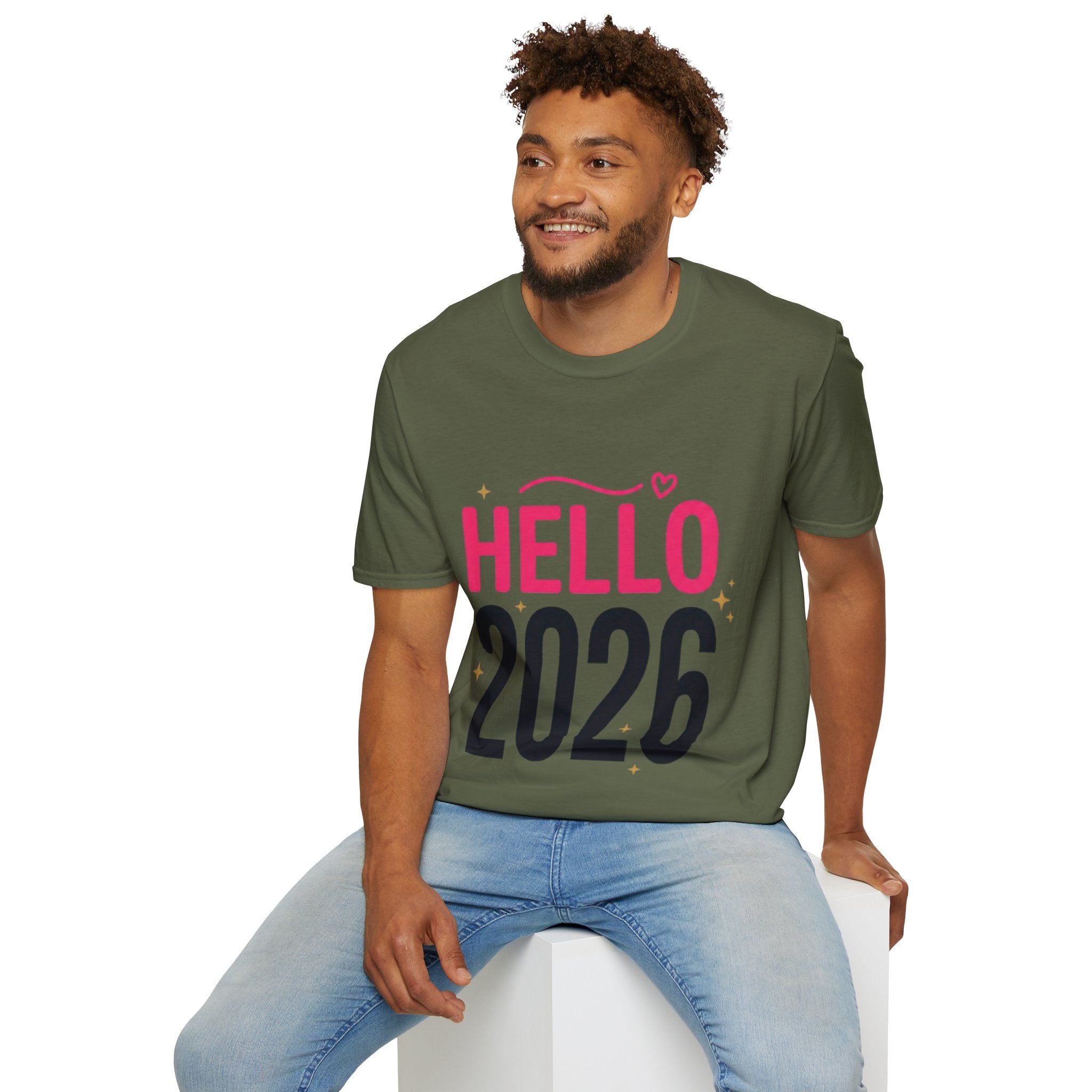 Hello 2026 New Year T-Shirt | Festive NYE Graphic Tee