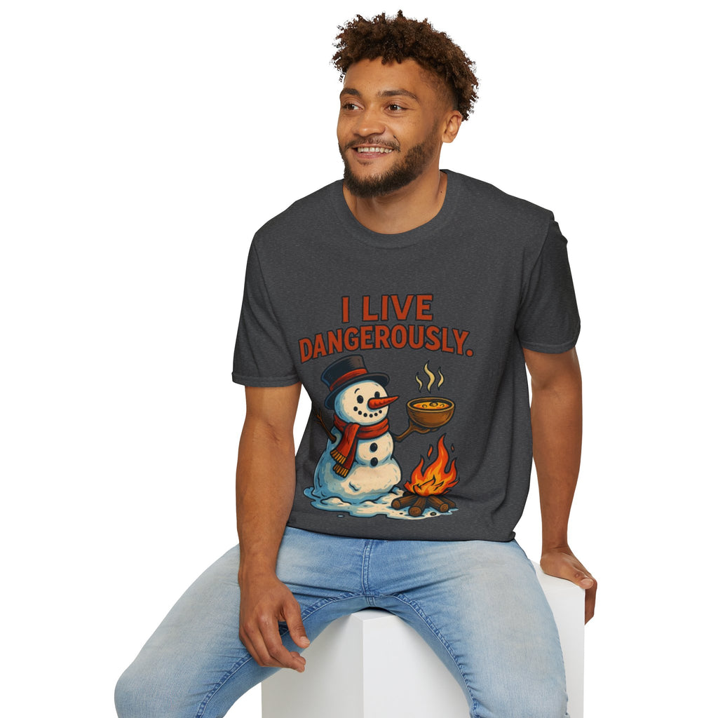Melting Snowman Tee | Funny & Cool Christmas T-shirt