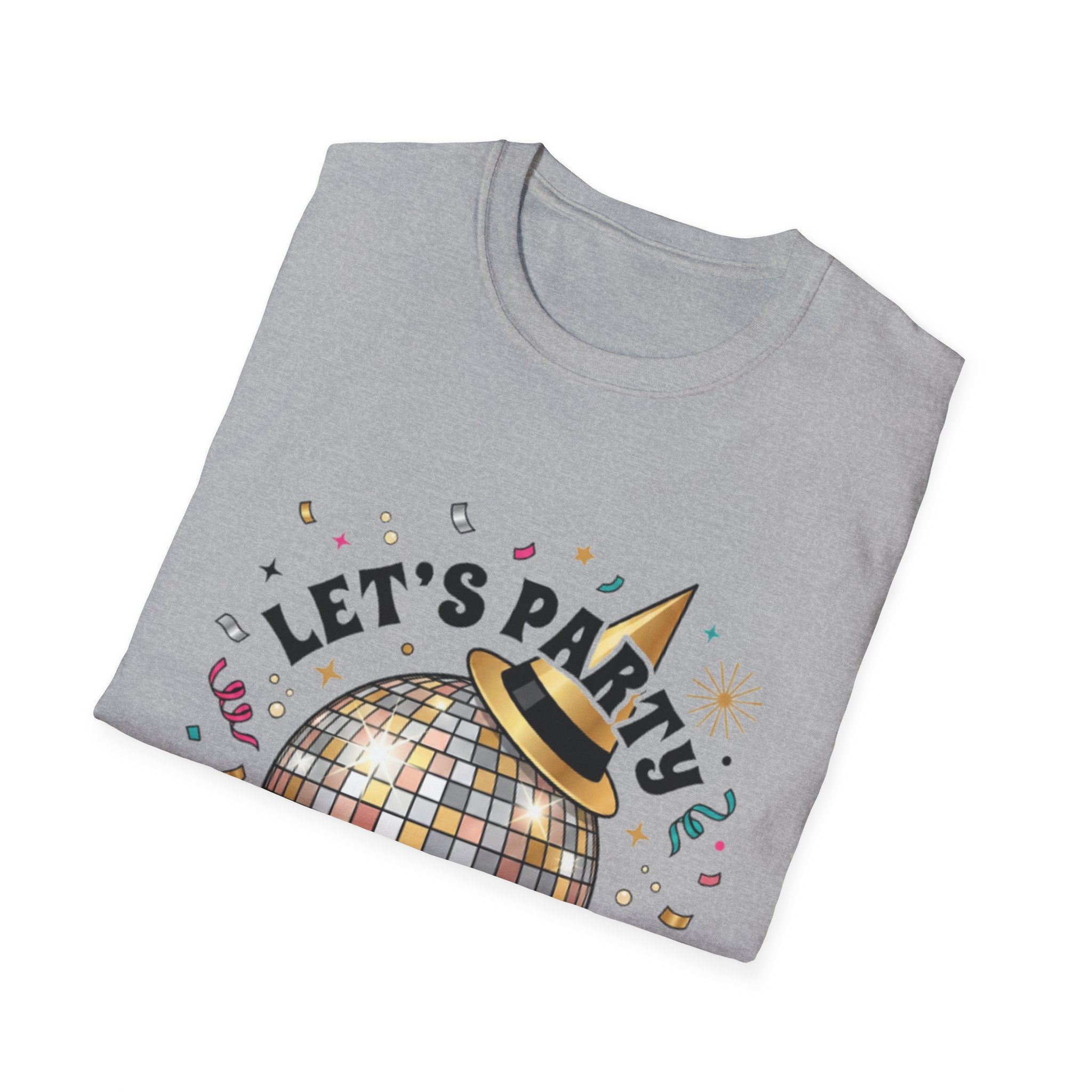 Trendy Let's Party 2026 Disco Ball Tee