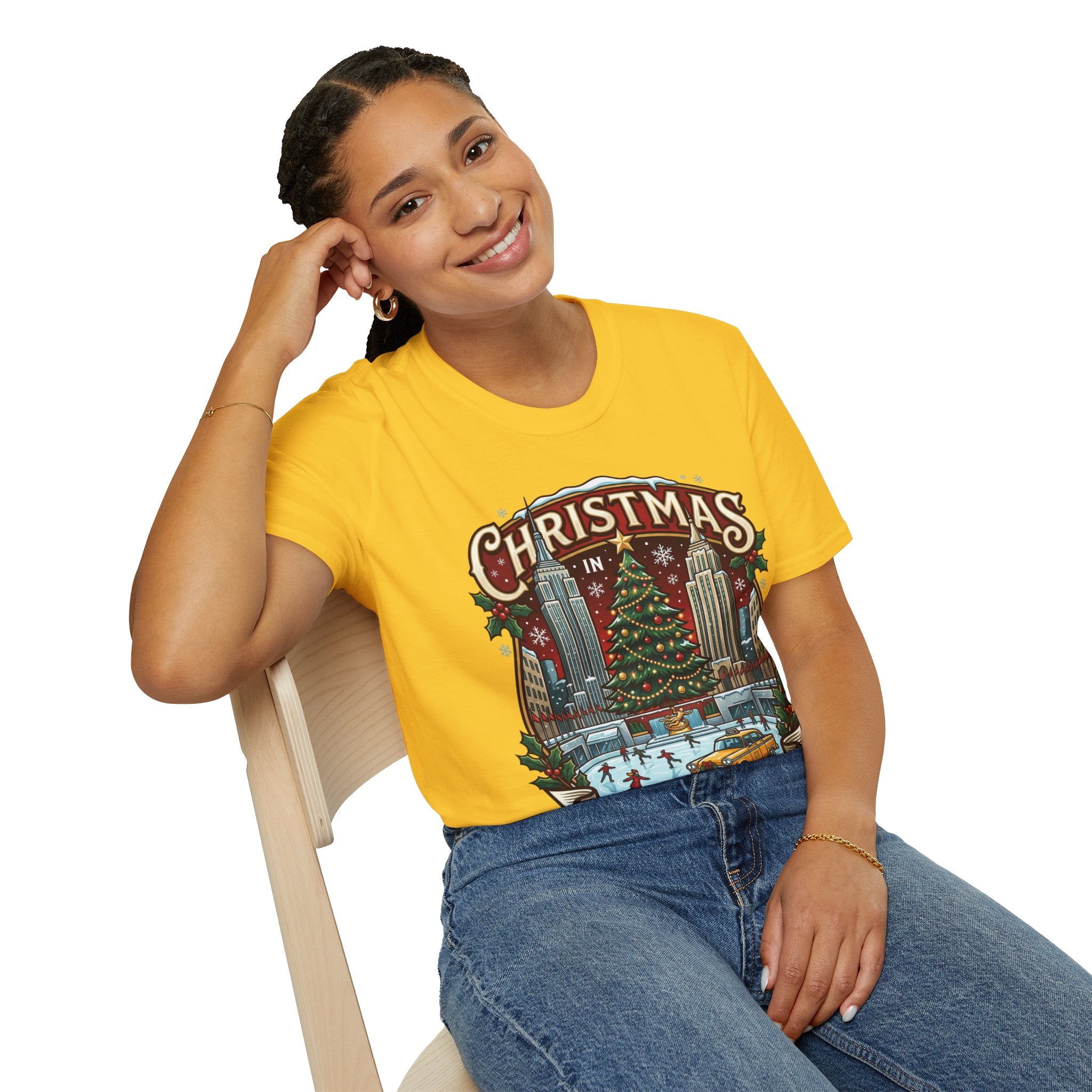 New York Christmas T-Shirt: Festive & Stylish