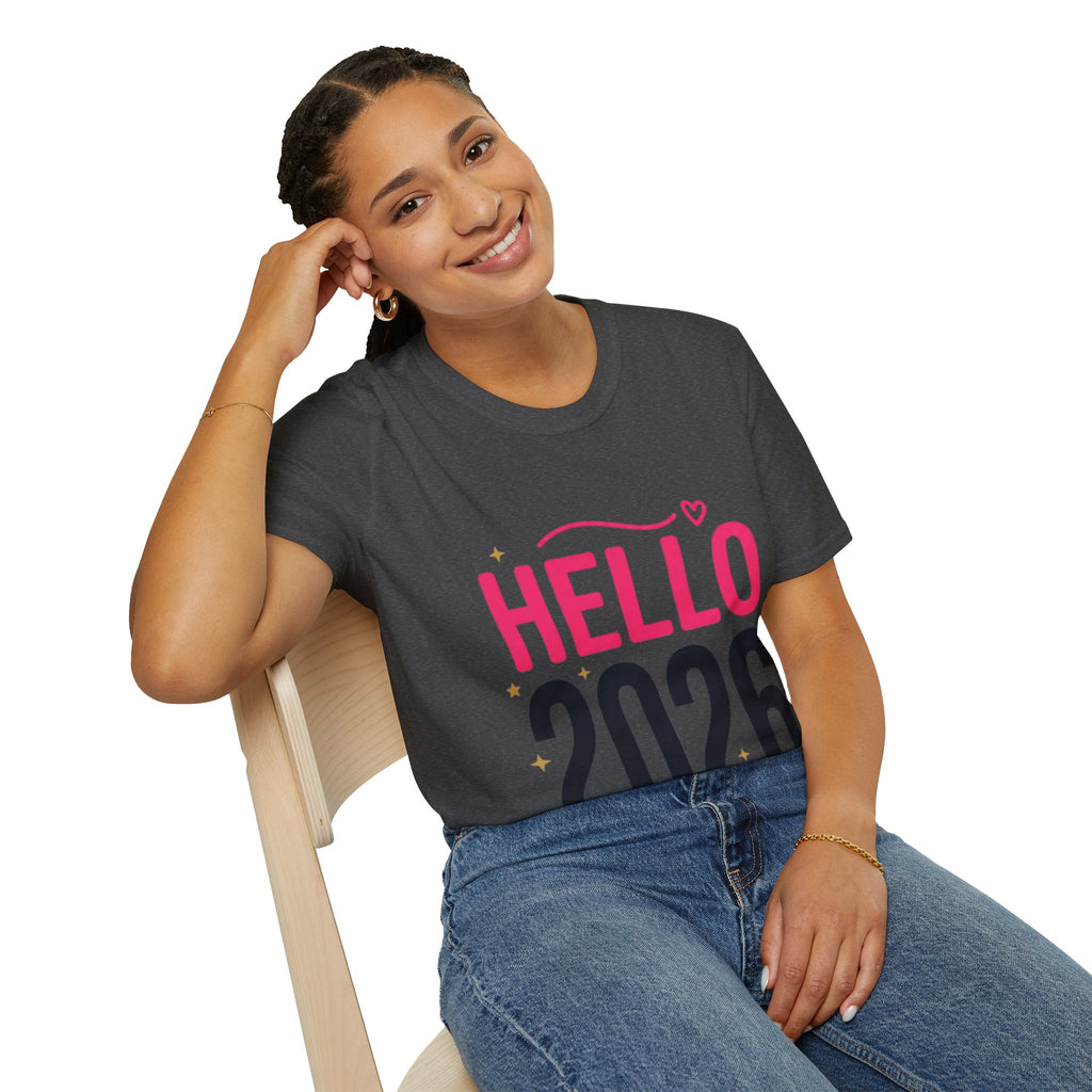 Hello 2026 New Year T-Shirt | Festive NYE Graphic Tee