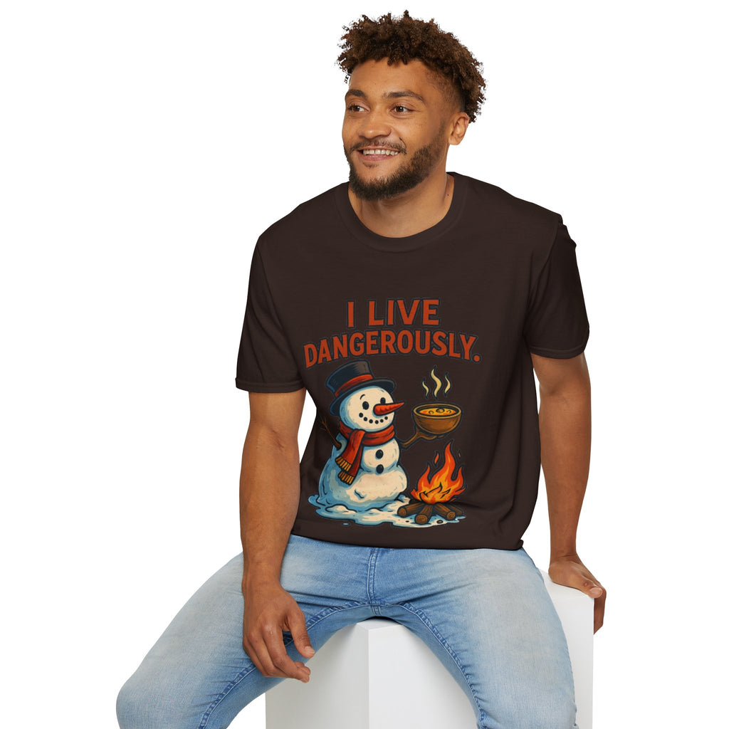 Melting Snowman Tee | Funny & Cool Christmas T-shirt