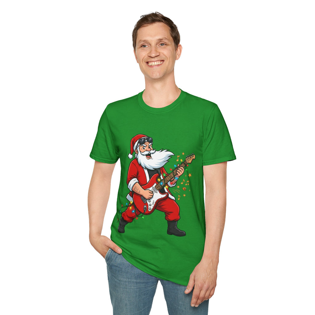 Rockin' Santa Tee | Funny & Cool Christmas T-shirt