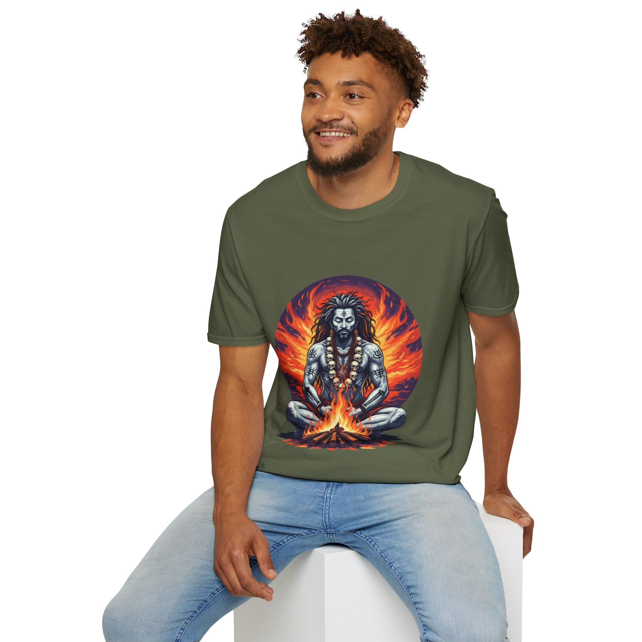 Authentic Aghori India T-Shirt: Bold Cultural Statement