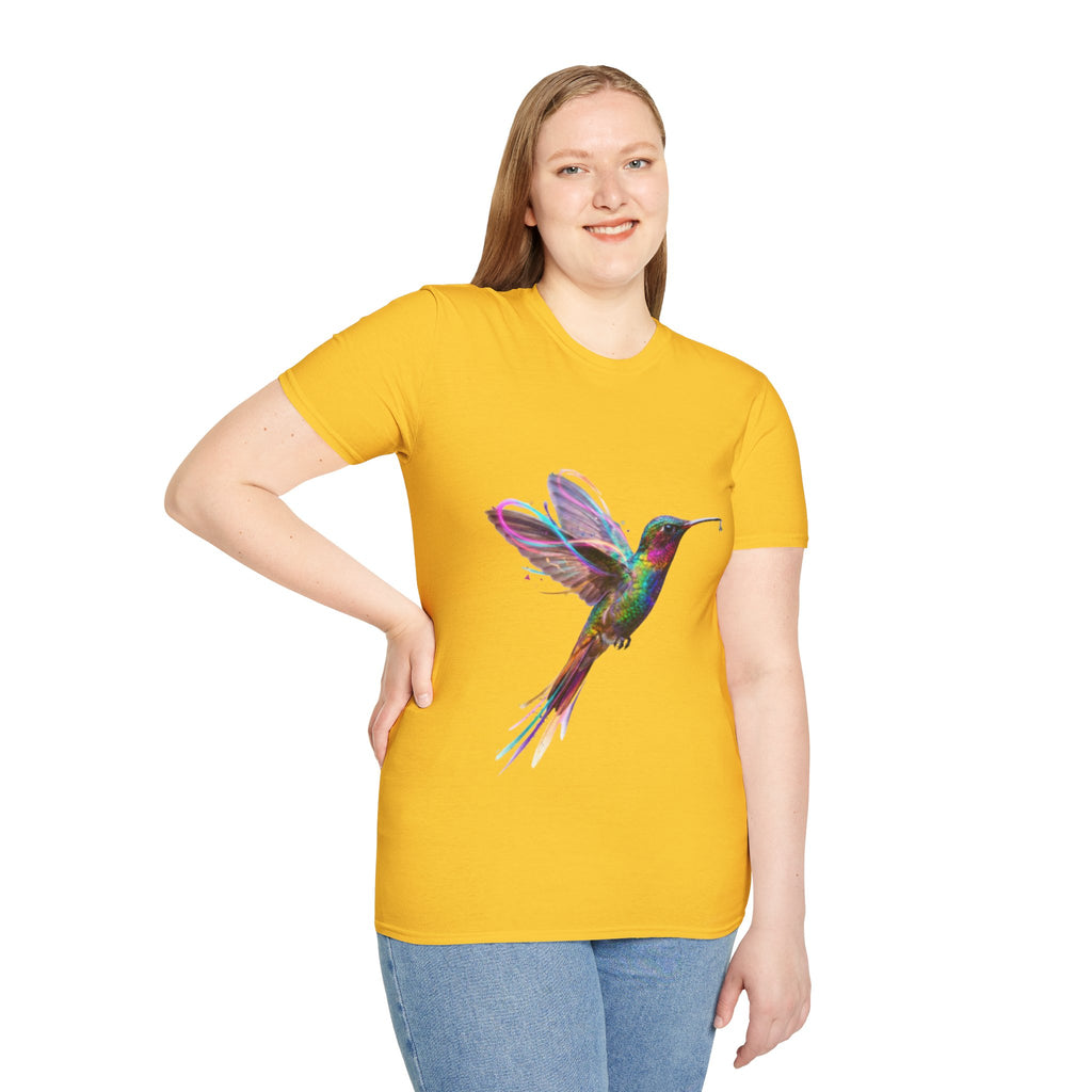 Vibrant Hummingbird Urban Streetwear Tee