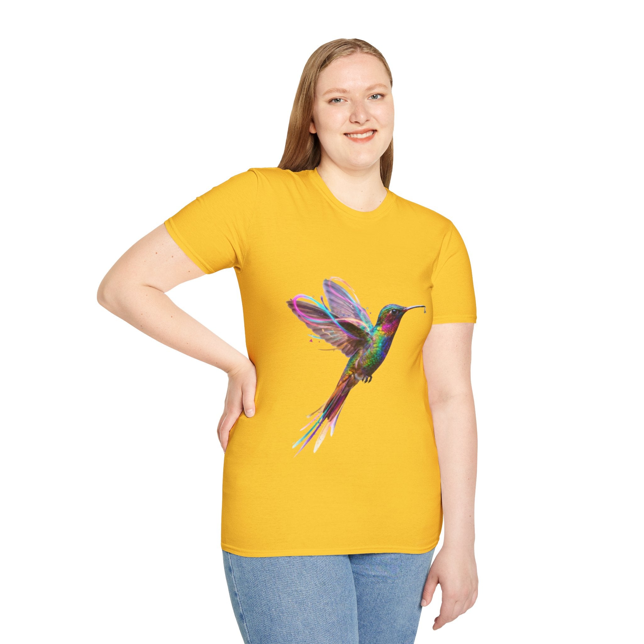 Vibrant Hummingbird Urban Streetwear Tee