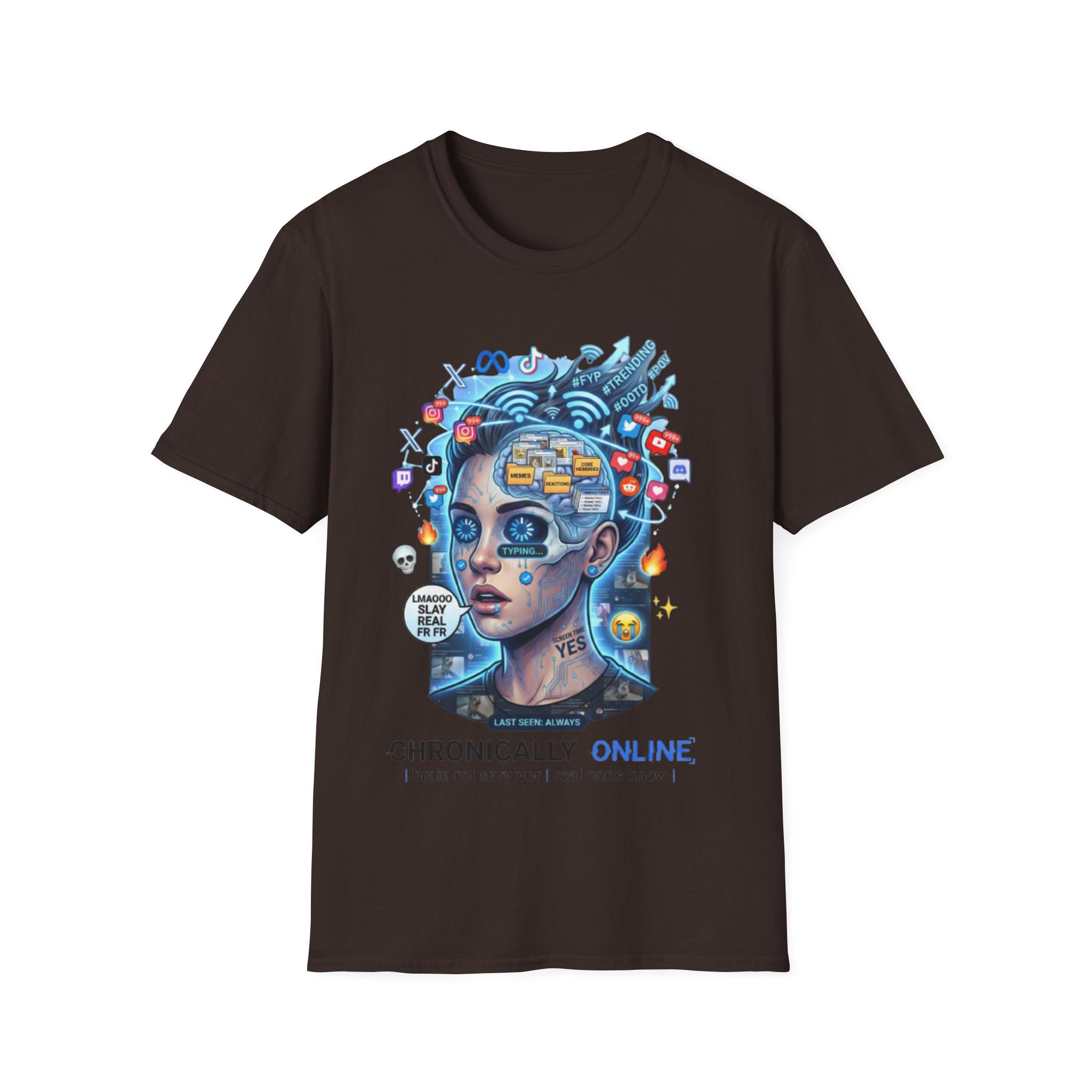 Chronically Online Tee - Trendy Urban Streetwear