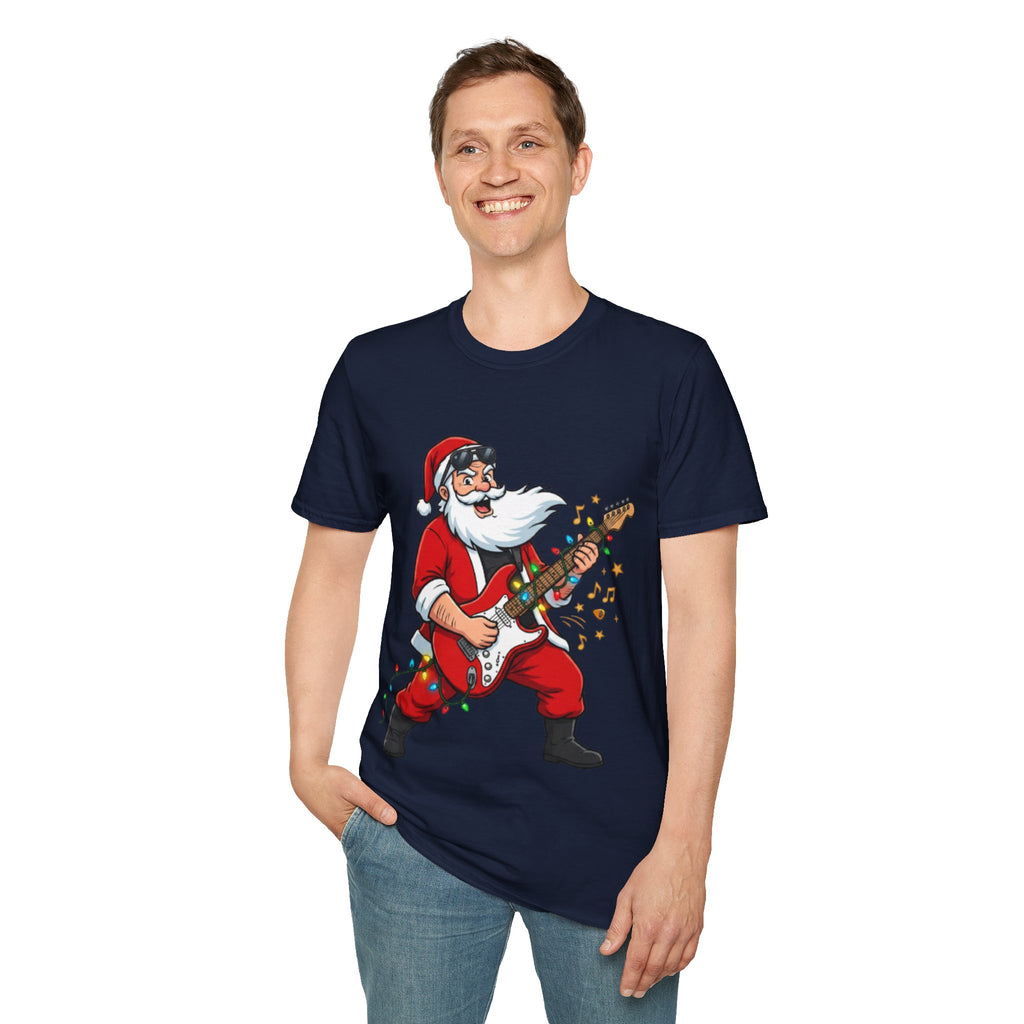 Rockin' Santa Tee | Funny & Cool Christmas T-shirt