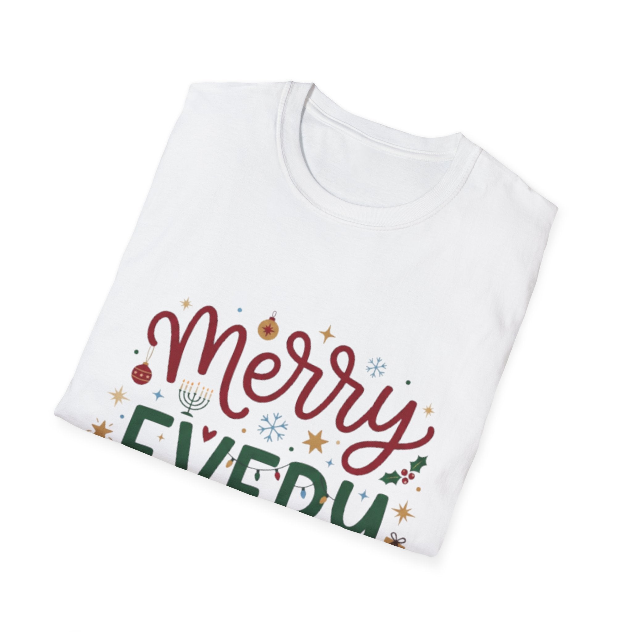 Trendy 'Merry Everything' Holiday T-Shirt