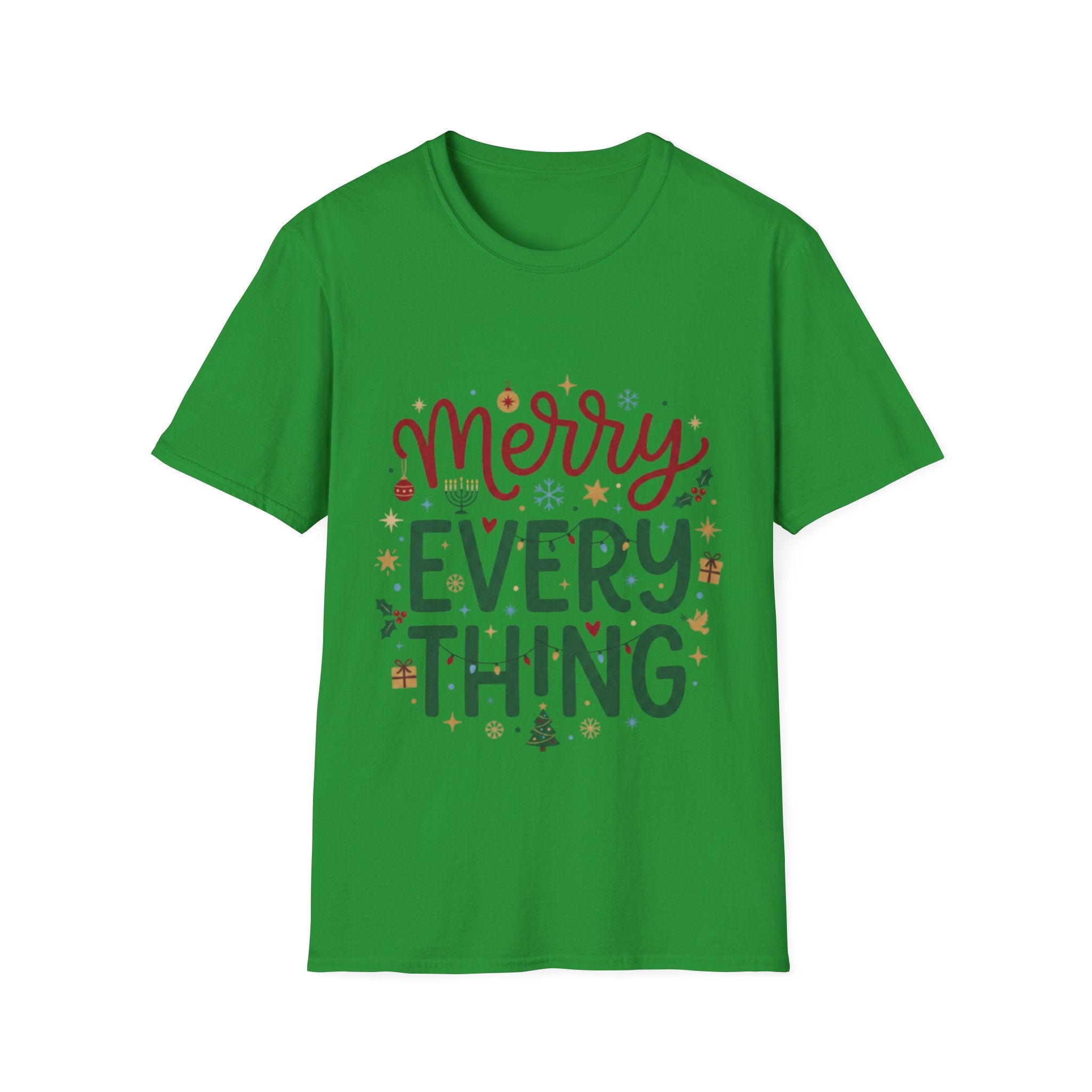 Trendy 'Merry Everything' Holiday T-Shirt