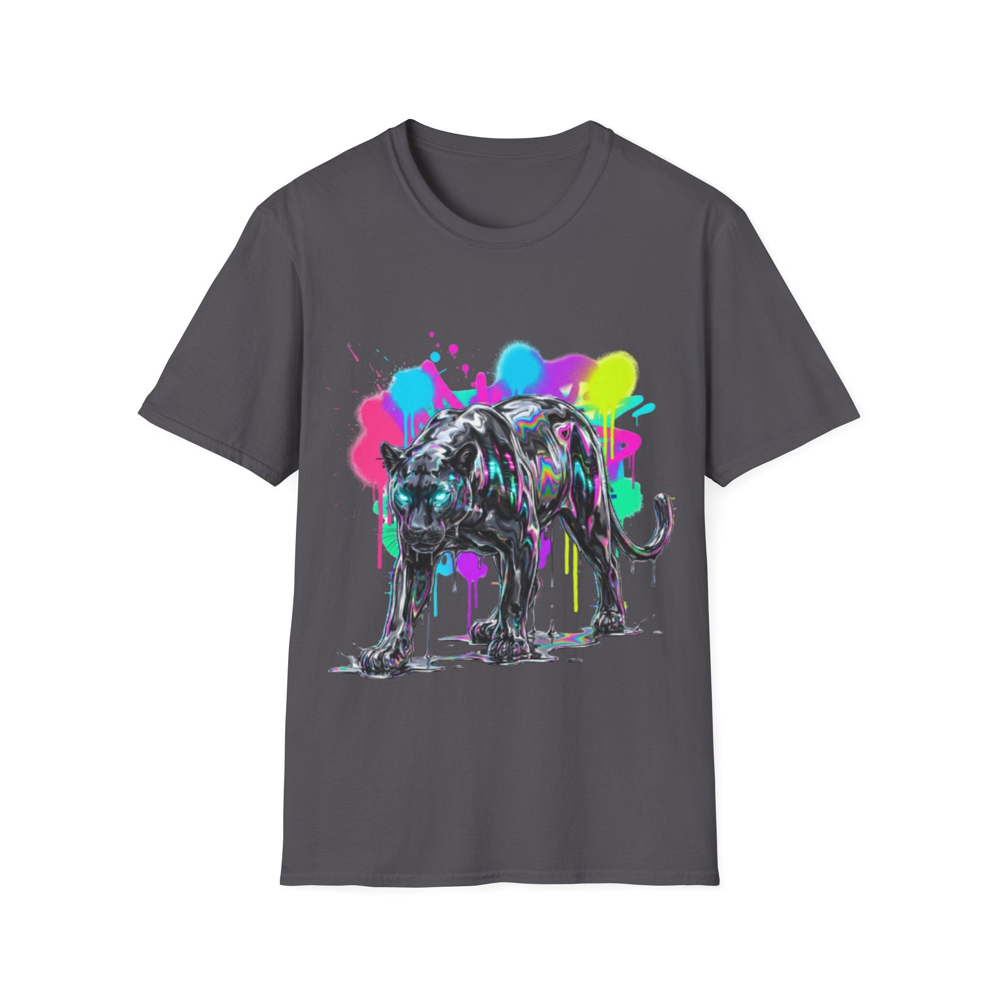 Neon Panther Streetwear Tee - Urban Trendy Vibes