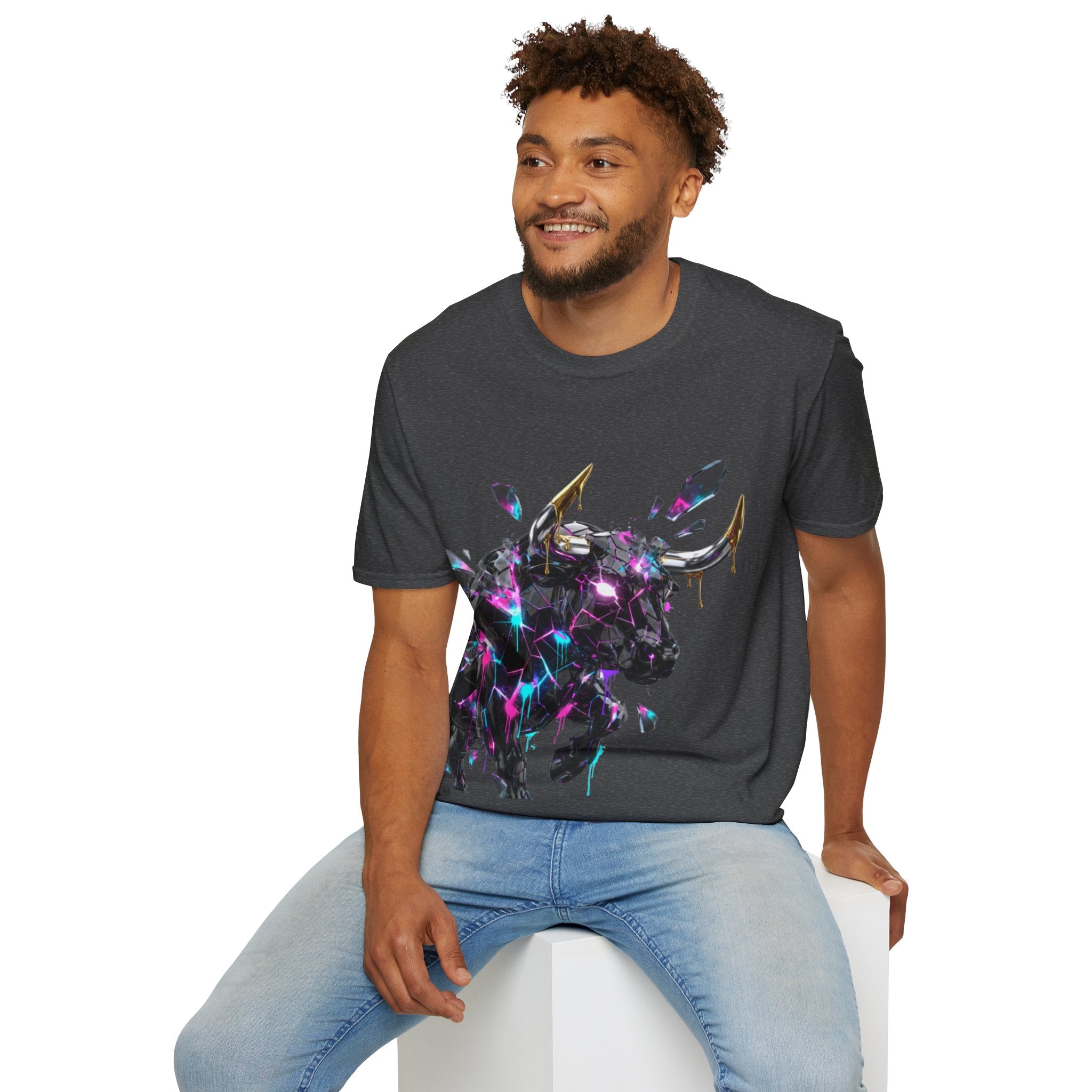 Neon Bull Unisex Tee - Trendy Urban Streetwear