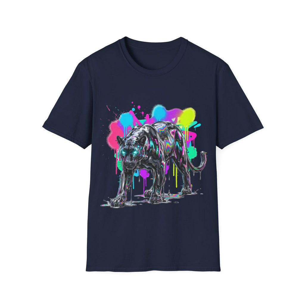 Neon Panther Streetwear Tee - Urban Trendy Vibes