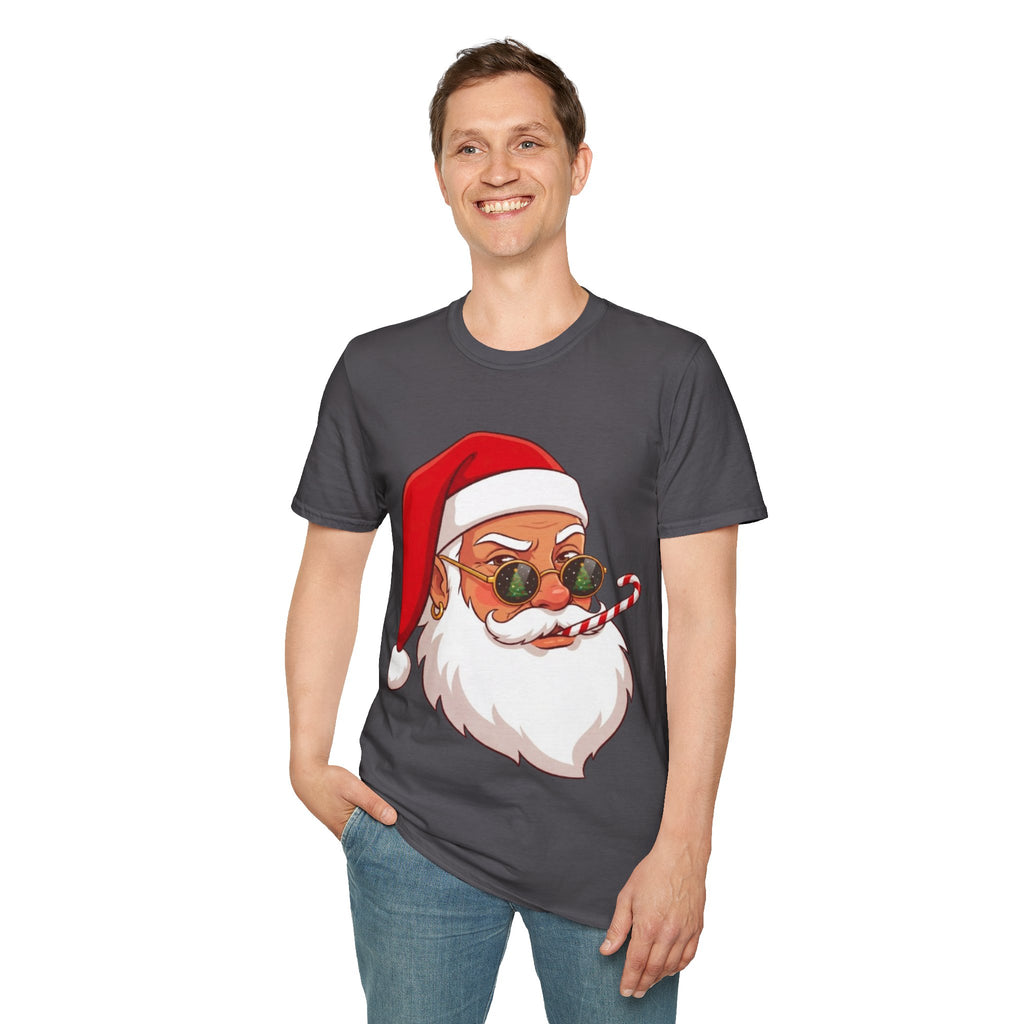 Stylish Santa Christmas Tee | Funny & Cool Holiday T-shirt