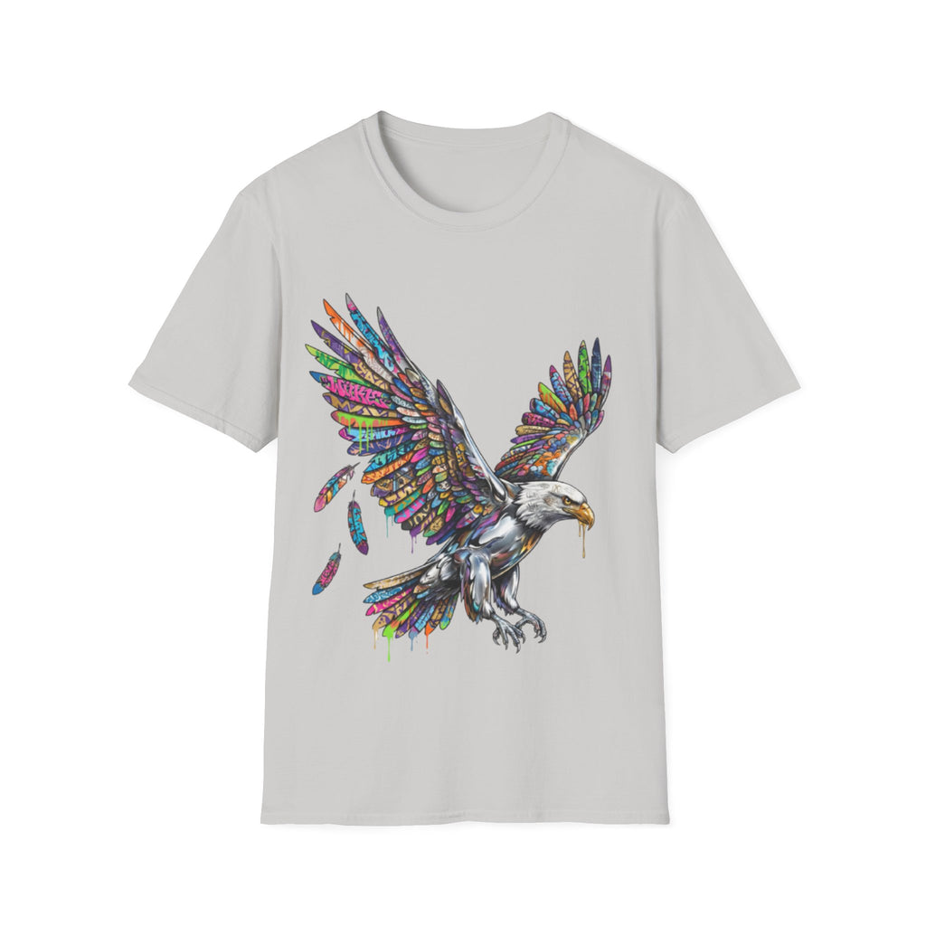 Vibrant Urban Eagle T-Shirt - Bold Streetwear Design